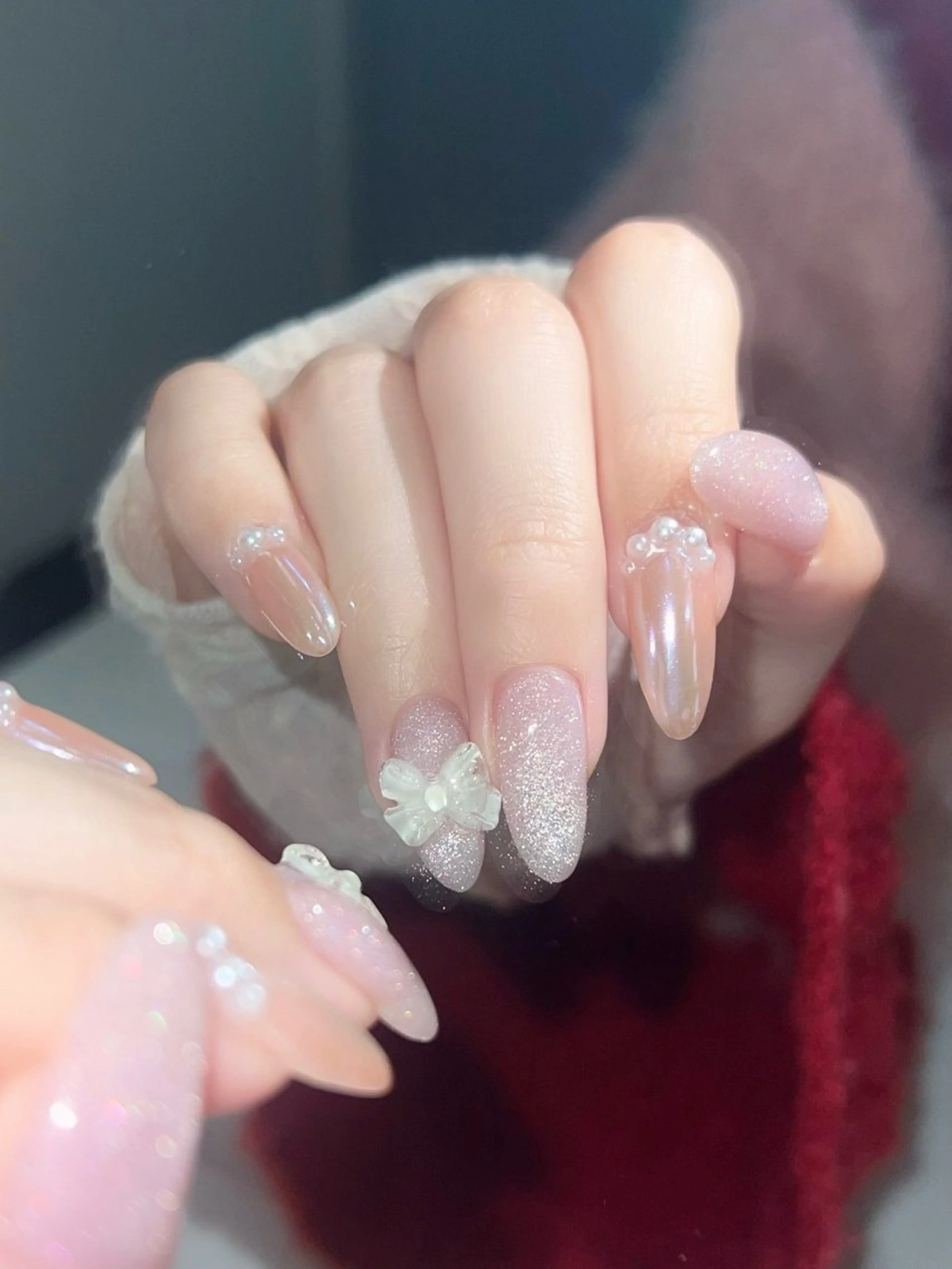 ネイル フラッシュネイル フラッシュマグ マグネットネイル ハンドネイル Eto. nail & eyelash 池袋所属・Eto nail juniorのネイルデザイン