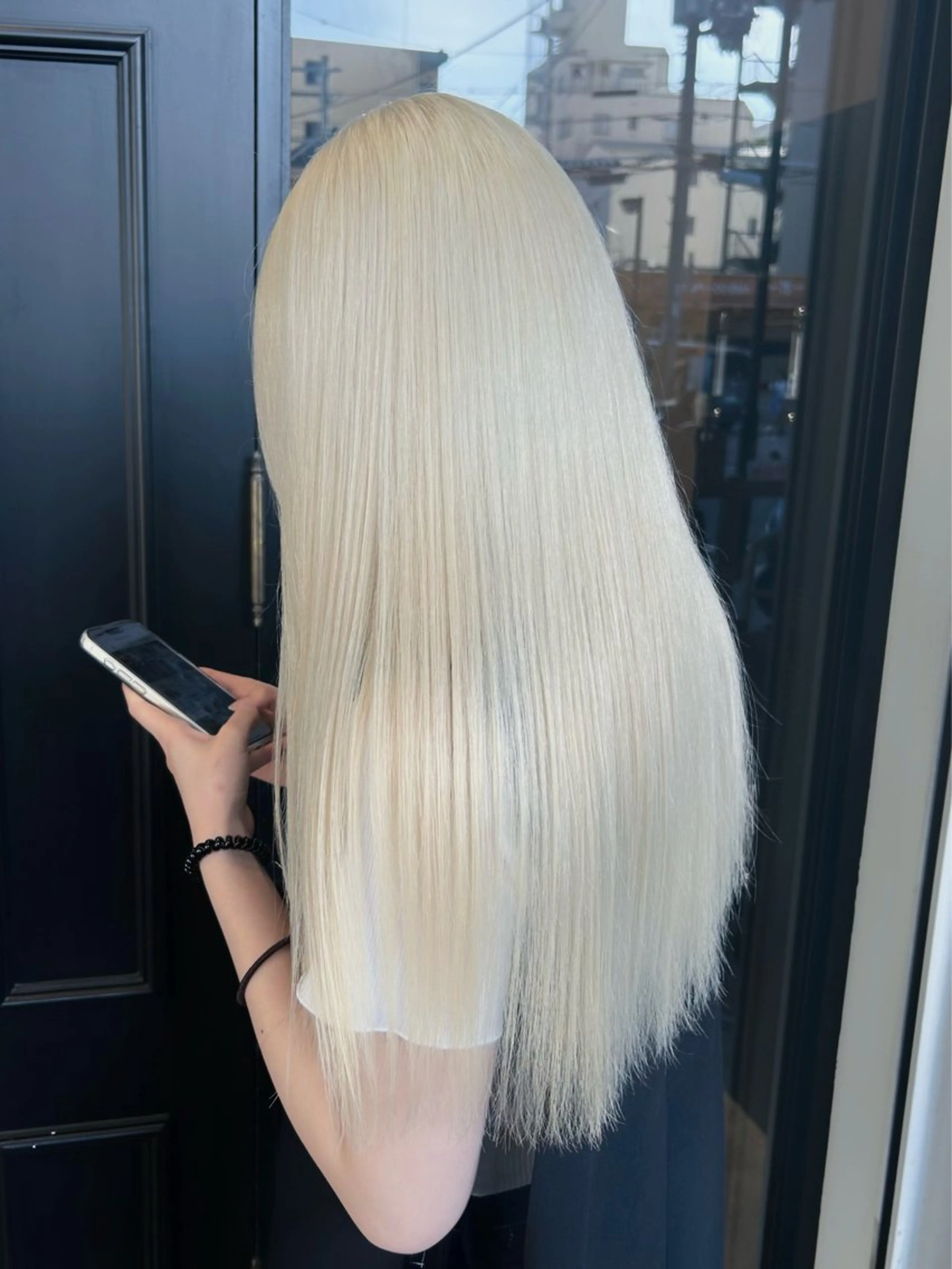 ロング カラー ブリーチ ヘアカラー トリートメント miharu‪‪/ ハイトーン/複雑履歴のヘアスタイル