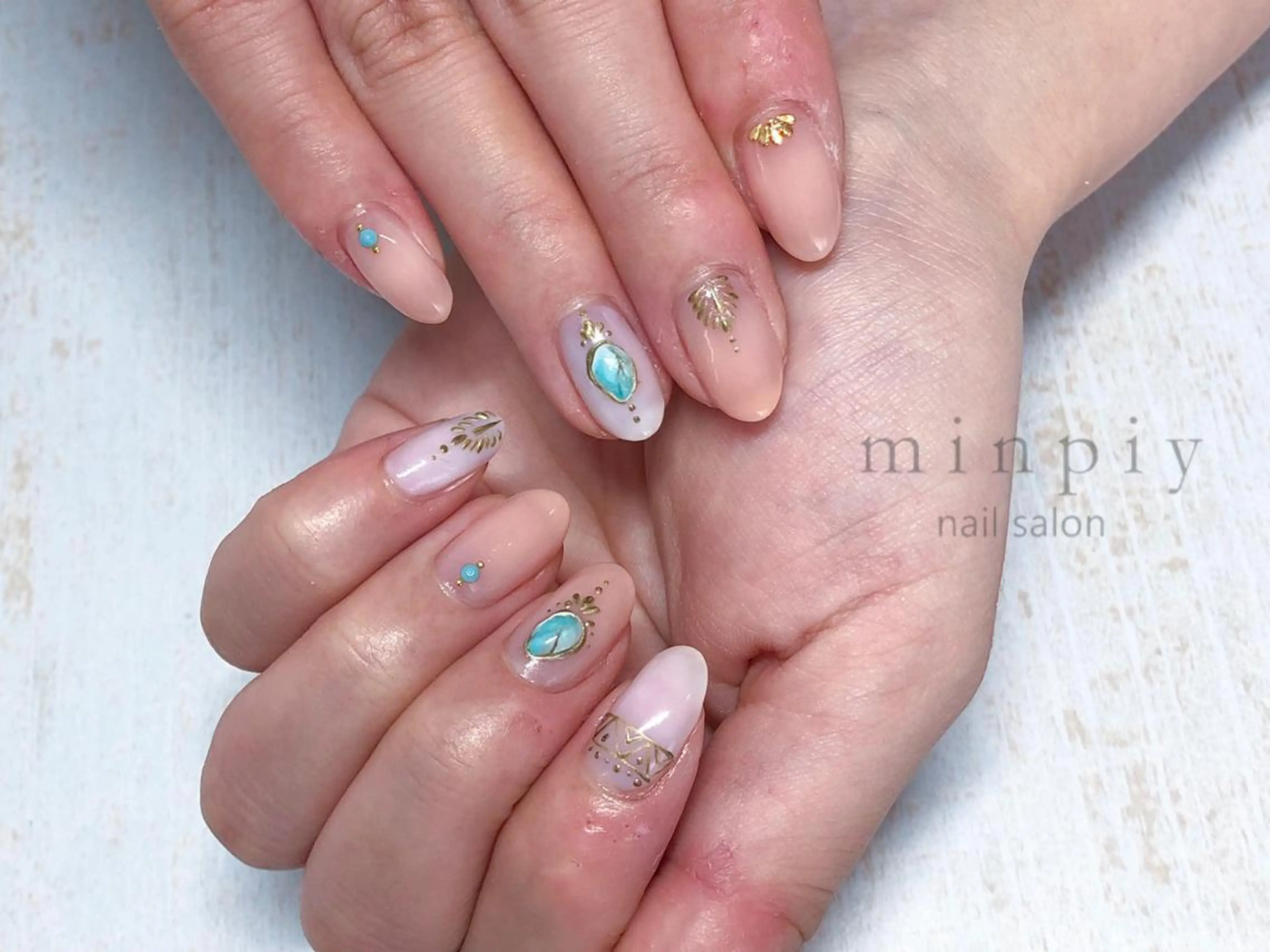 ネイル 𖡼 yumenoのネイルデザイン