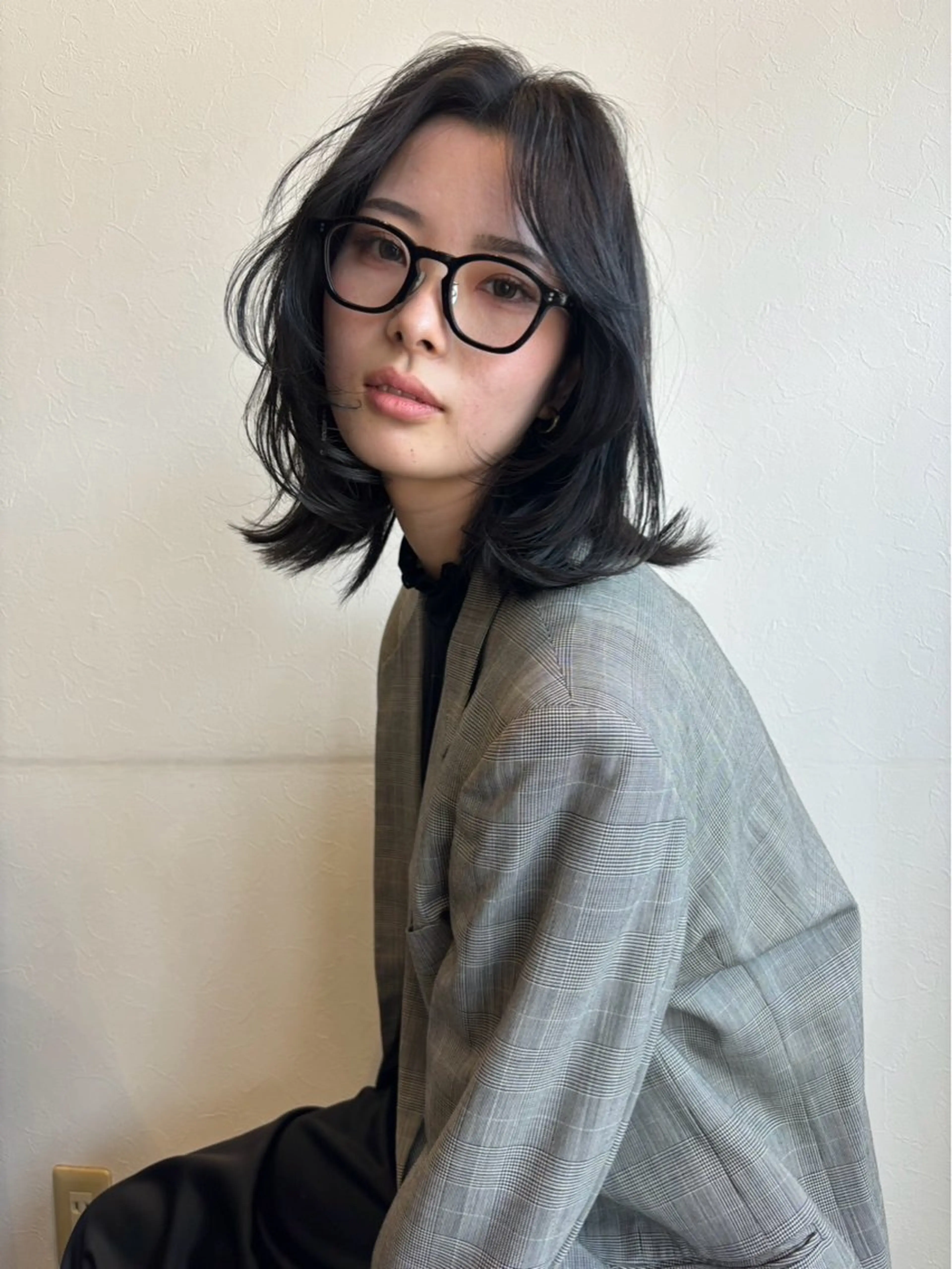 ミディアム カット ヘアカラー BALANCE.／ 樋口智士のヘアスタイル