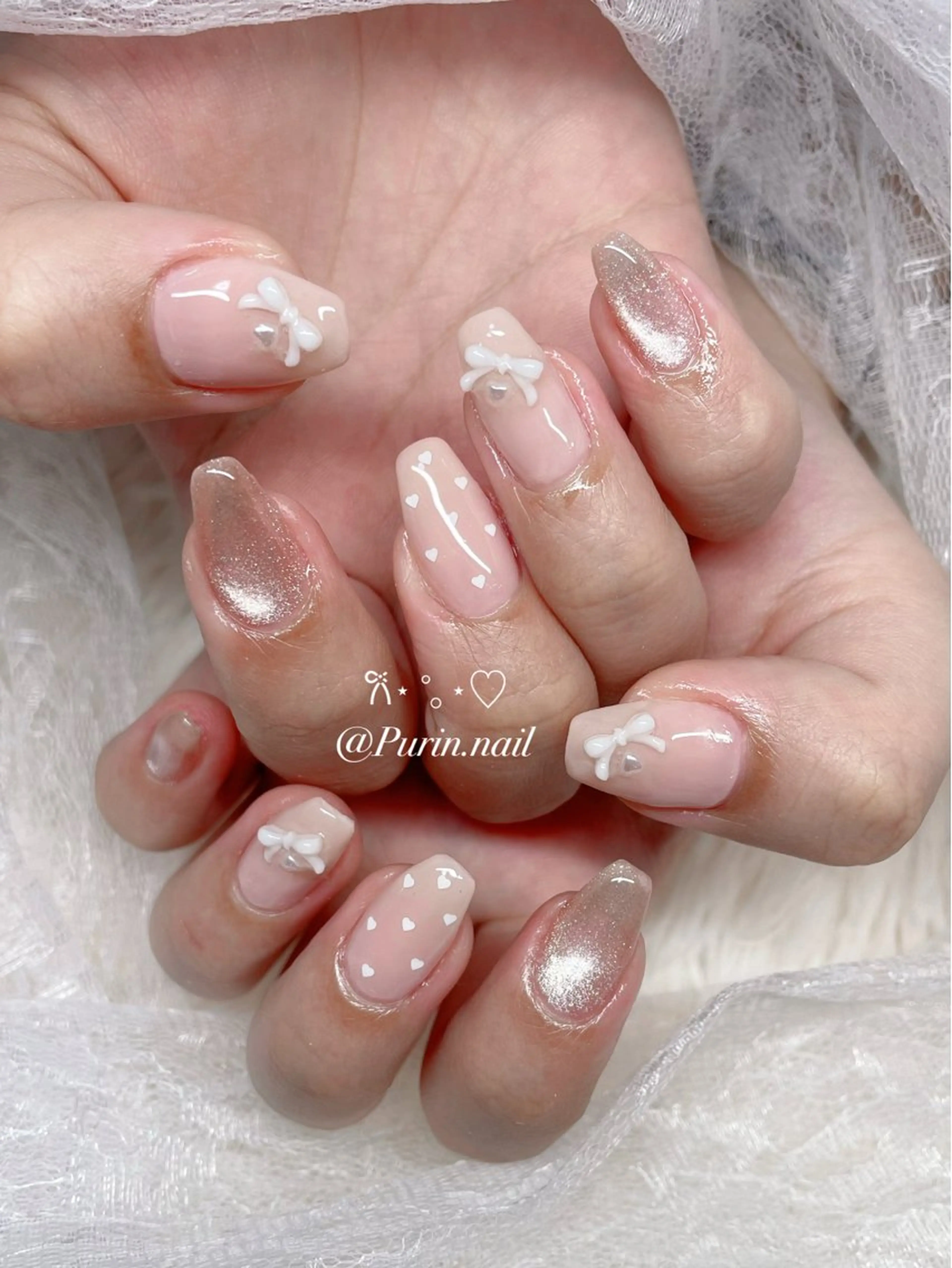ネイル ハンドネイル Nails by Purin🍮のネイルデザイン