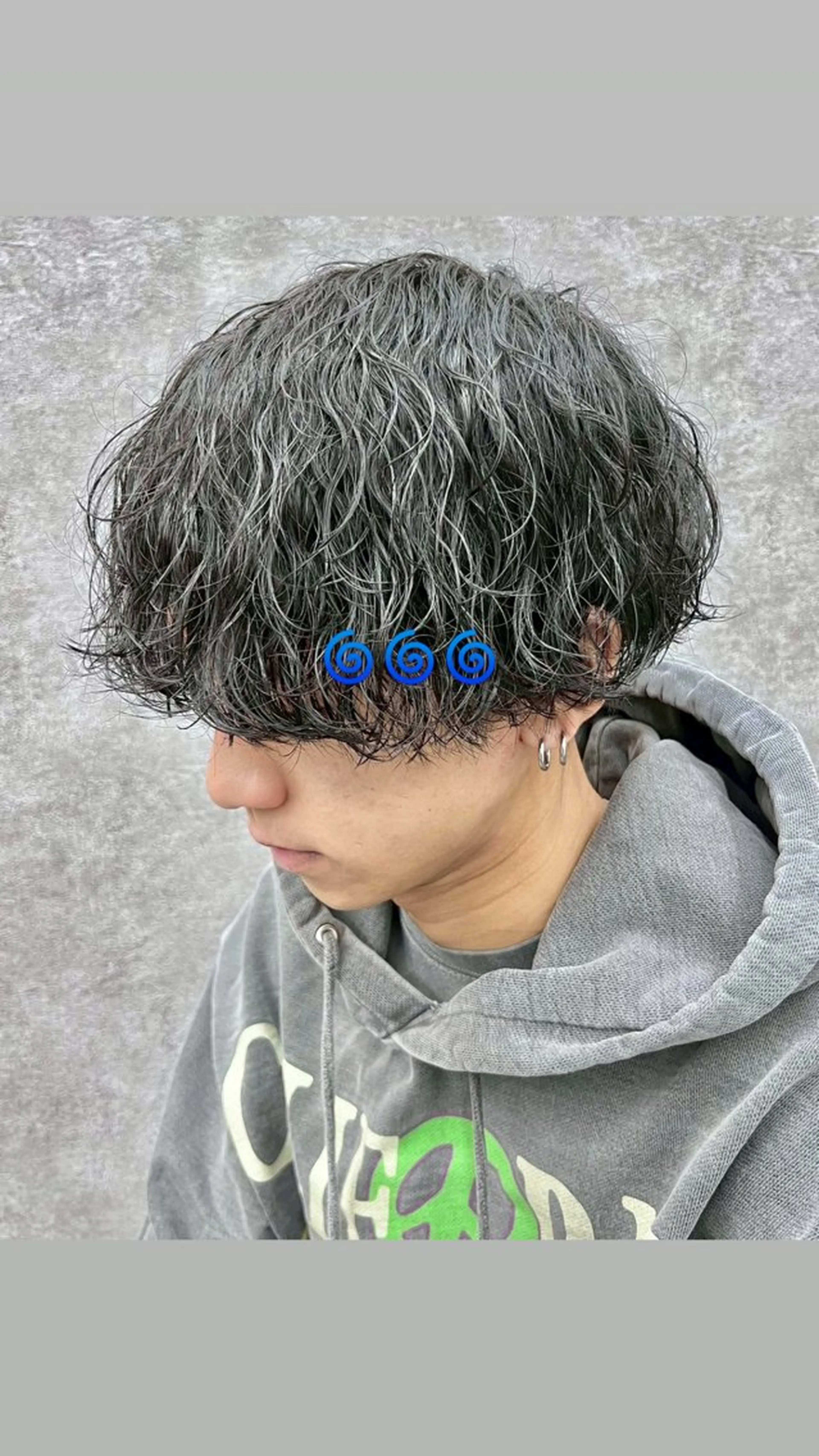 【🫧イメチェンしたいメンズの方に🫧】　カット＋波巻きパーマの写真