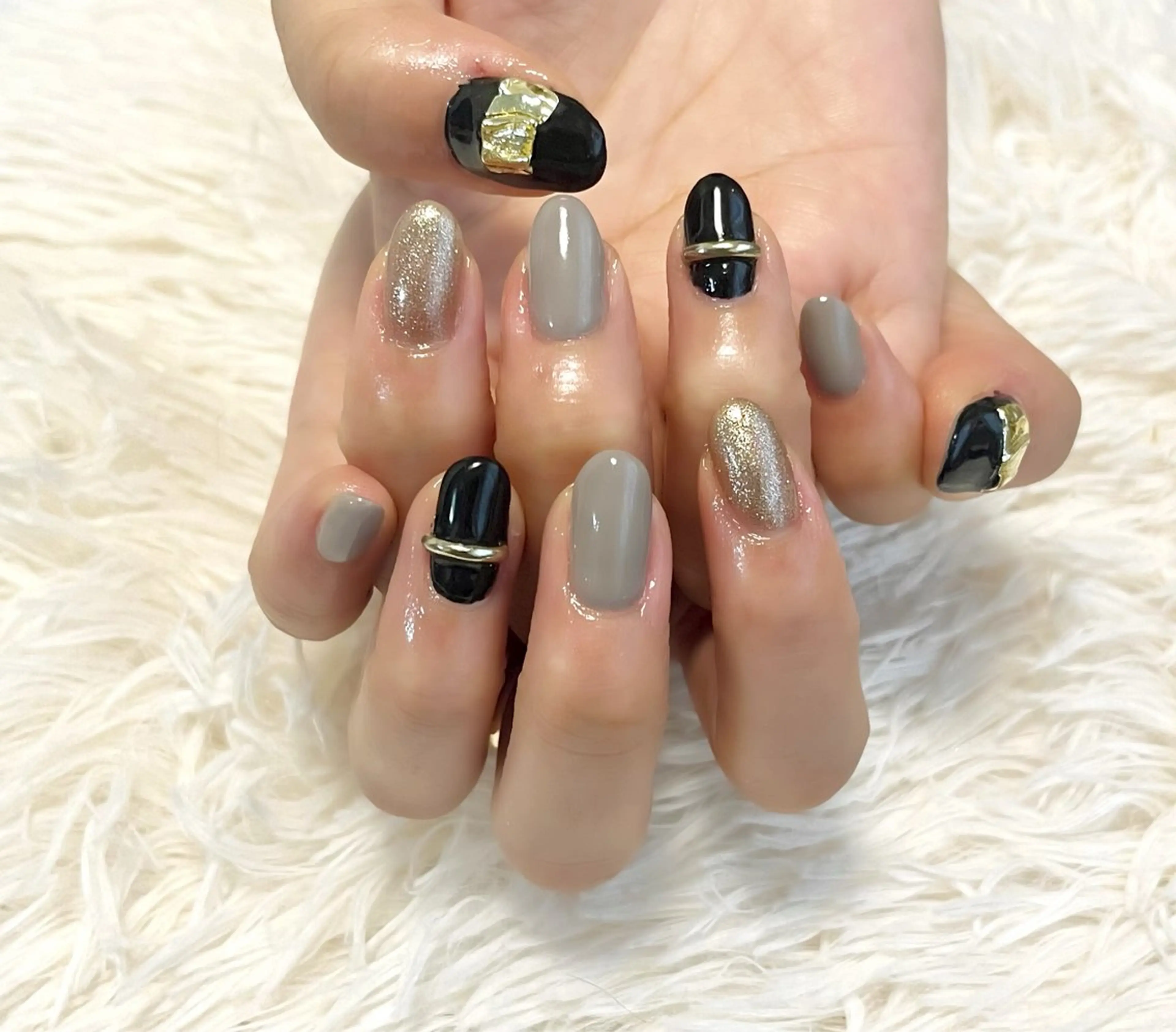 ネイル ハンドネイル 島田 亜紀のネイルデザイン