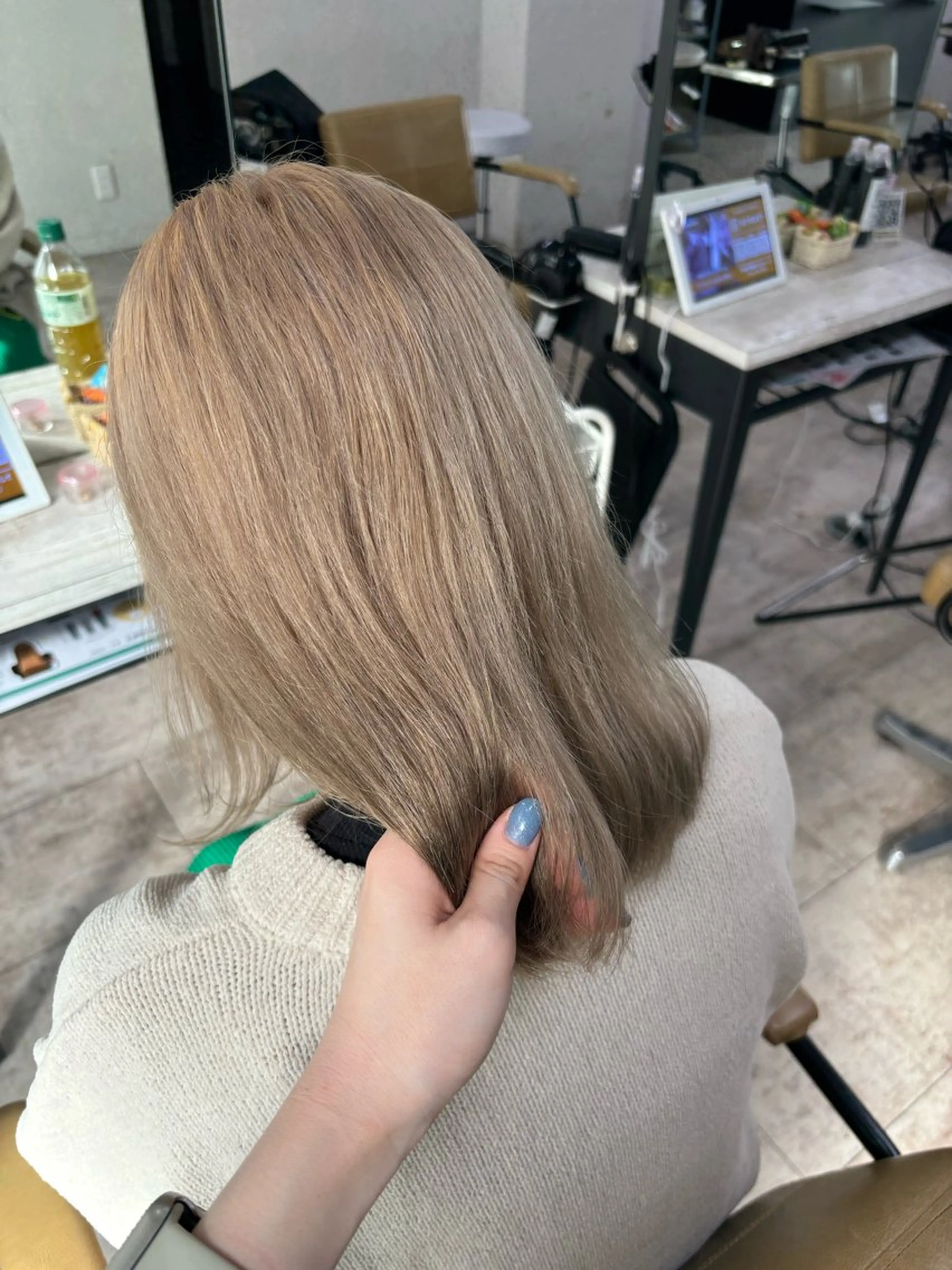 カラー ブリーチ ヘアカラー 透明感カラー🦋 Yuu🦋のヘアスタイル