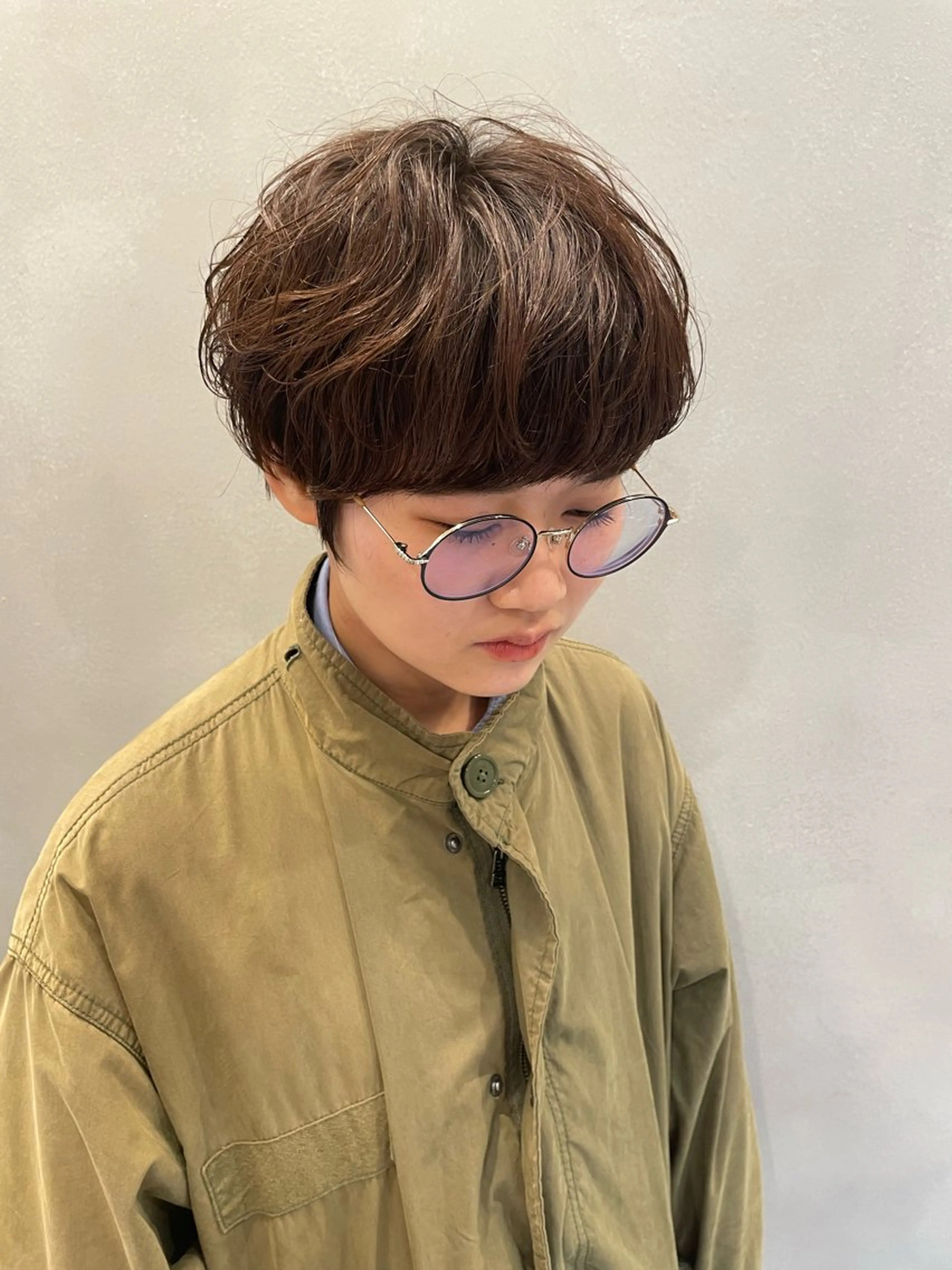 ショート パーマ uru所属・🪼ショート推し🪼 坂本大樹のヘアスタイル