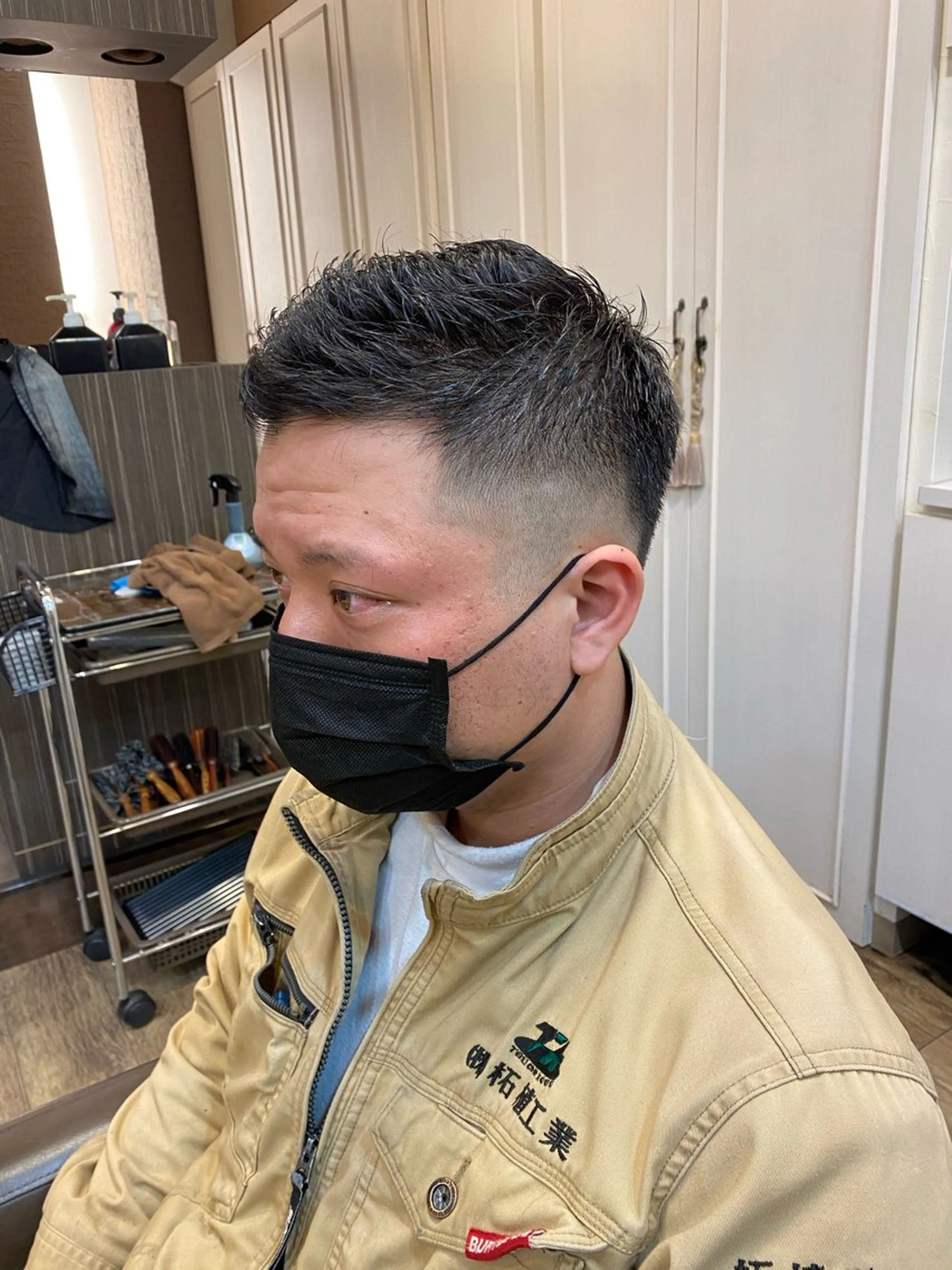 メンズ メンズベリーショート 長嶋 花梨のヘアスタイル