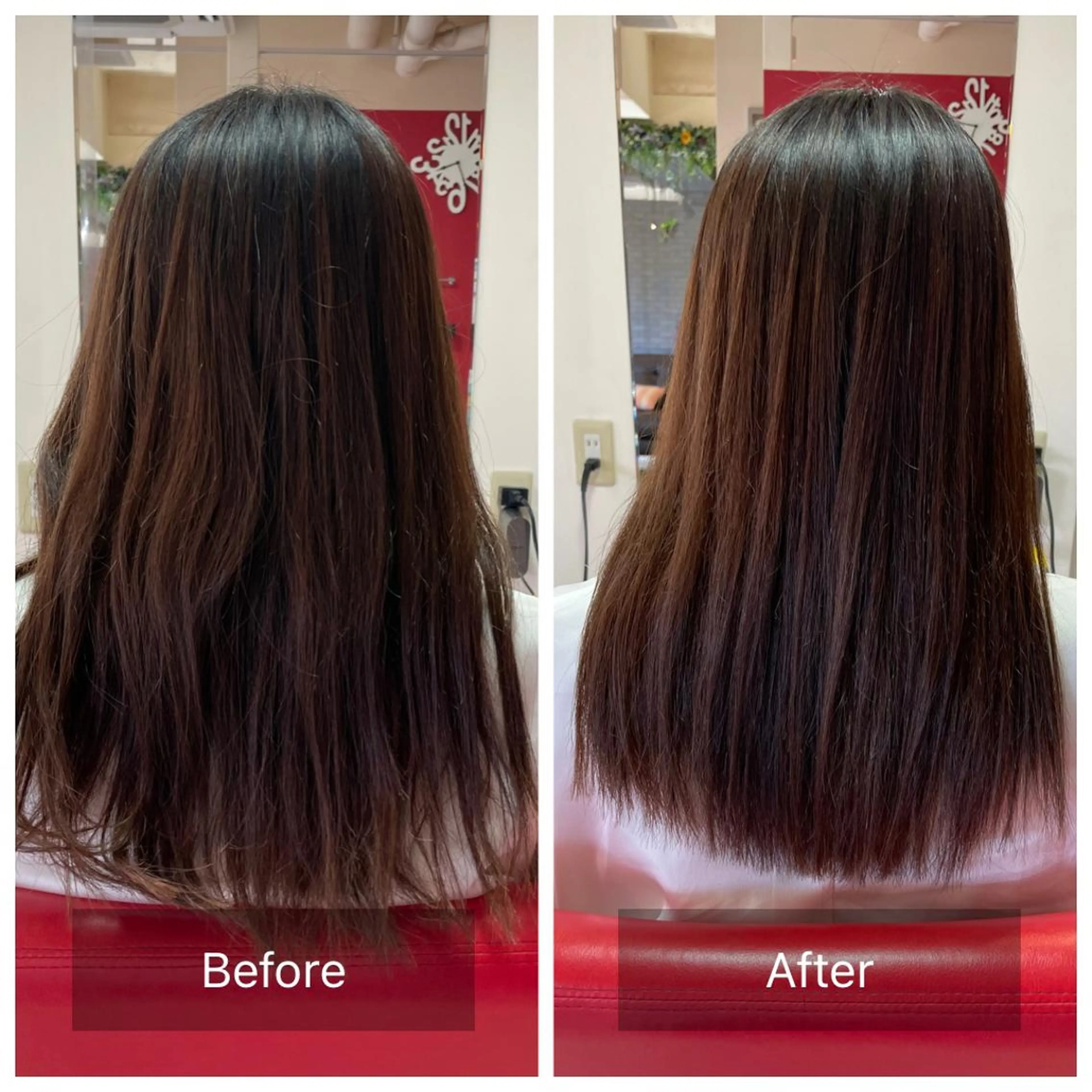 ロング 髪質改善 ルーチェ【luce】ヘアリゾート宝塚歌劇前店所属・岸本 友子のヘアスタイル