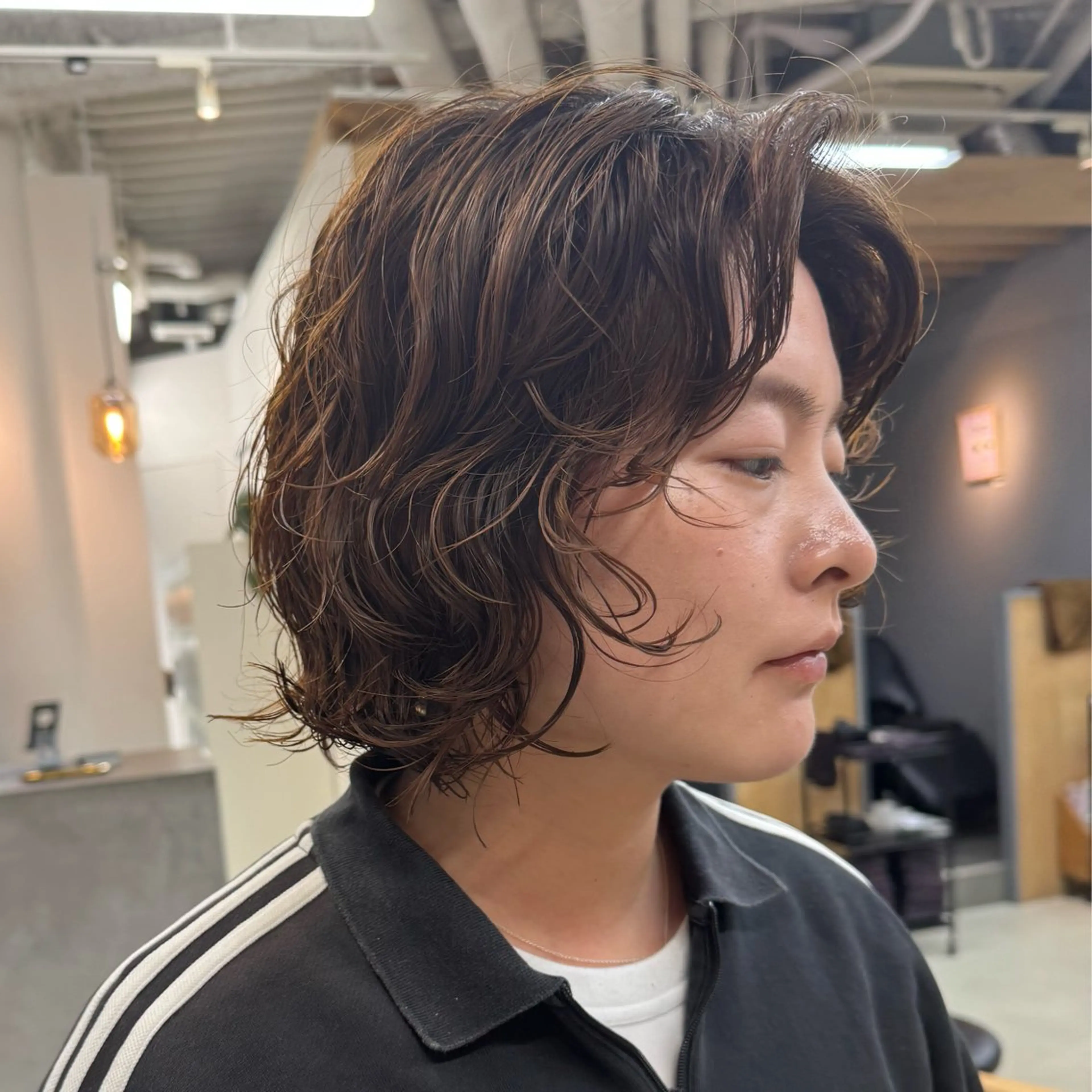 ショート パーマ ボブ カット パーマ トリートメント mee.表参道所属・ボブ/ショート /パーマ/shinのヘアスタイル