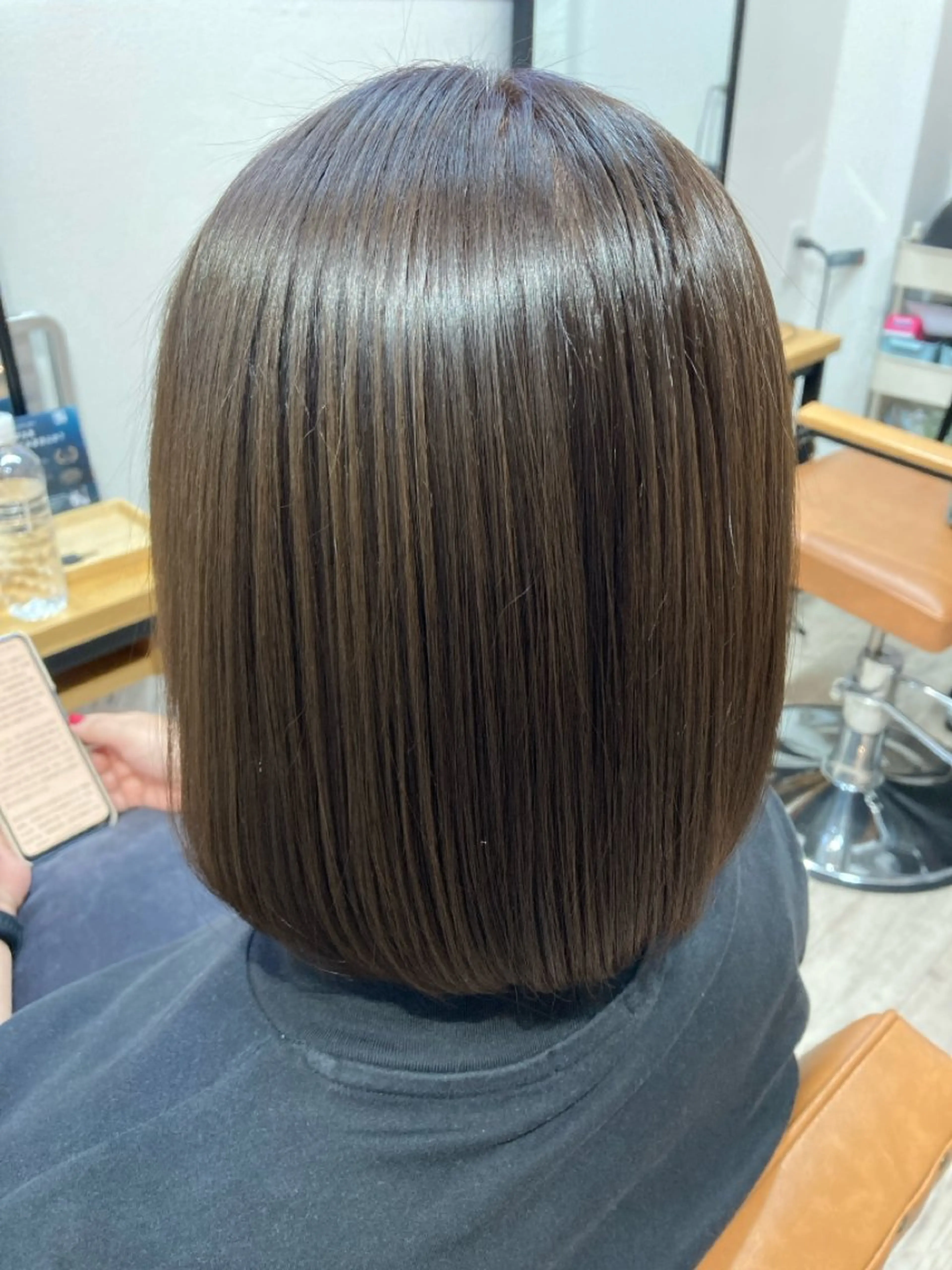 ショート カラー アッシュ アッシュブラウン ブラウンカラー ボブ 髪質改善 伊藤 裕太郎のヘアスタイル