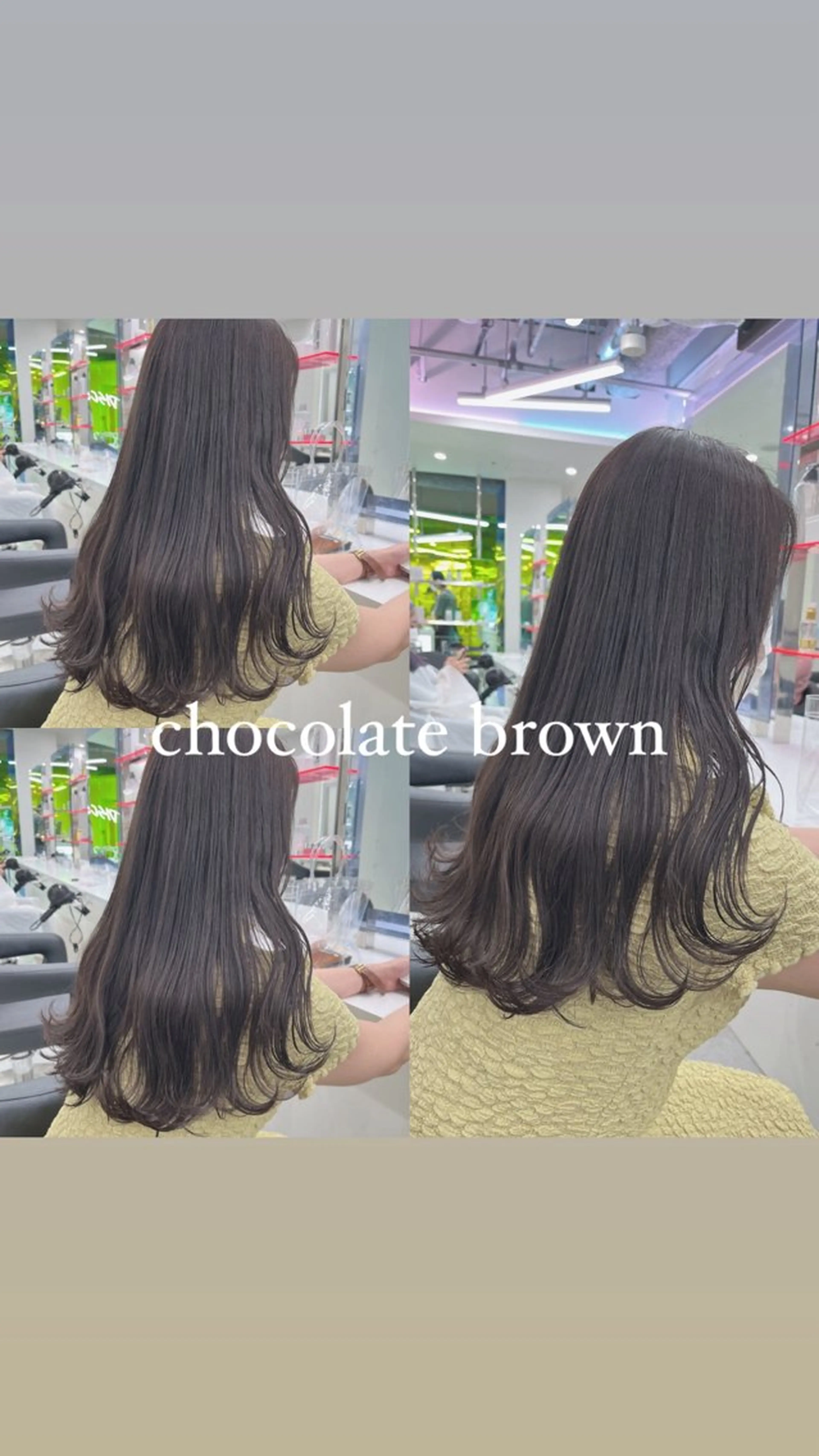 カラー カット ヘアカラー トリートメント 似合わせ💗透け感 💗うる艶カラー💗のヘアスタイル