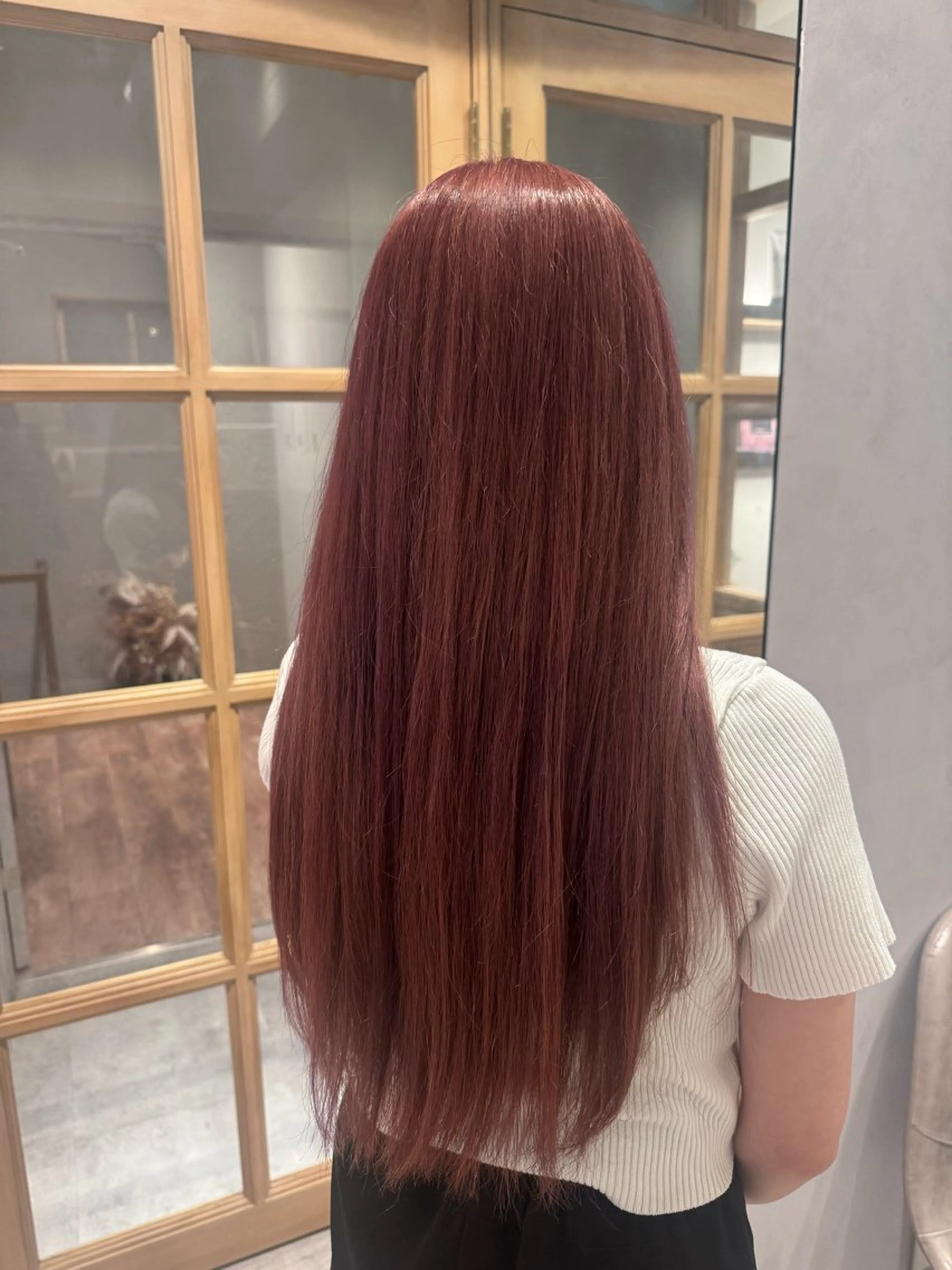 ロング カラー ピンクカラー olelo所属・☁️olelo国立 ☁️Minoriのヘアスタイル