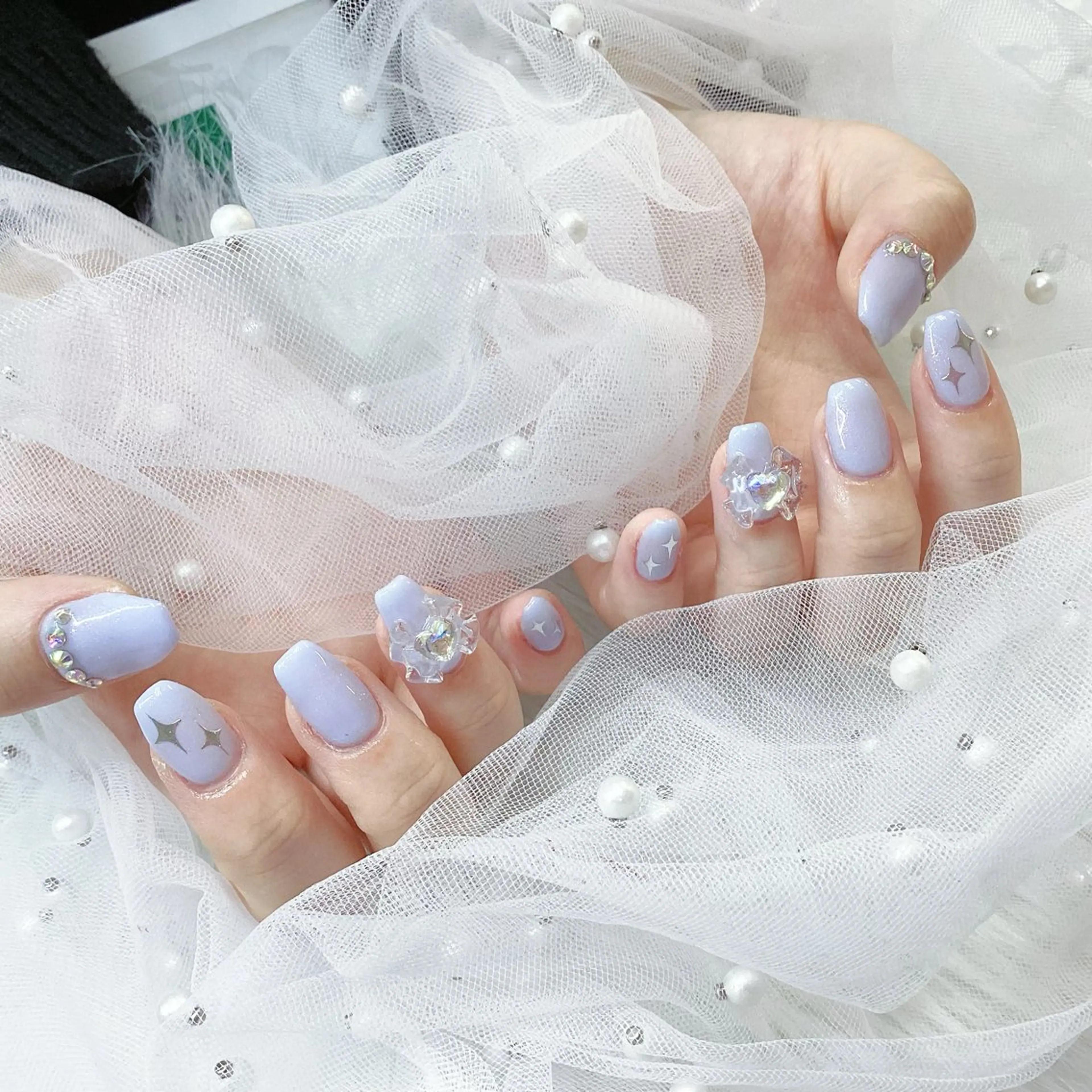 ネイル パーツ全部¥110 サロンミミのネイルデザイン