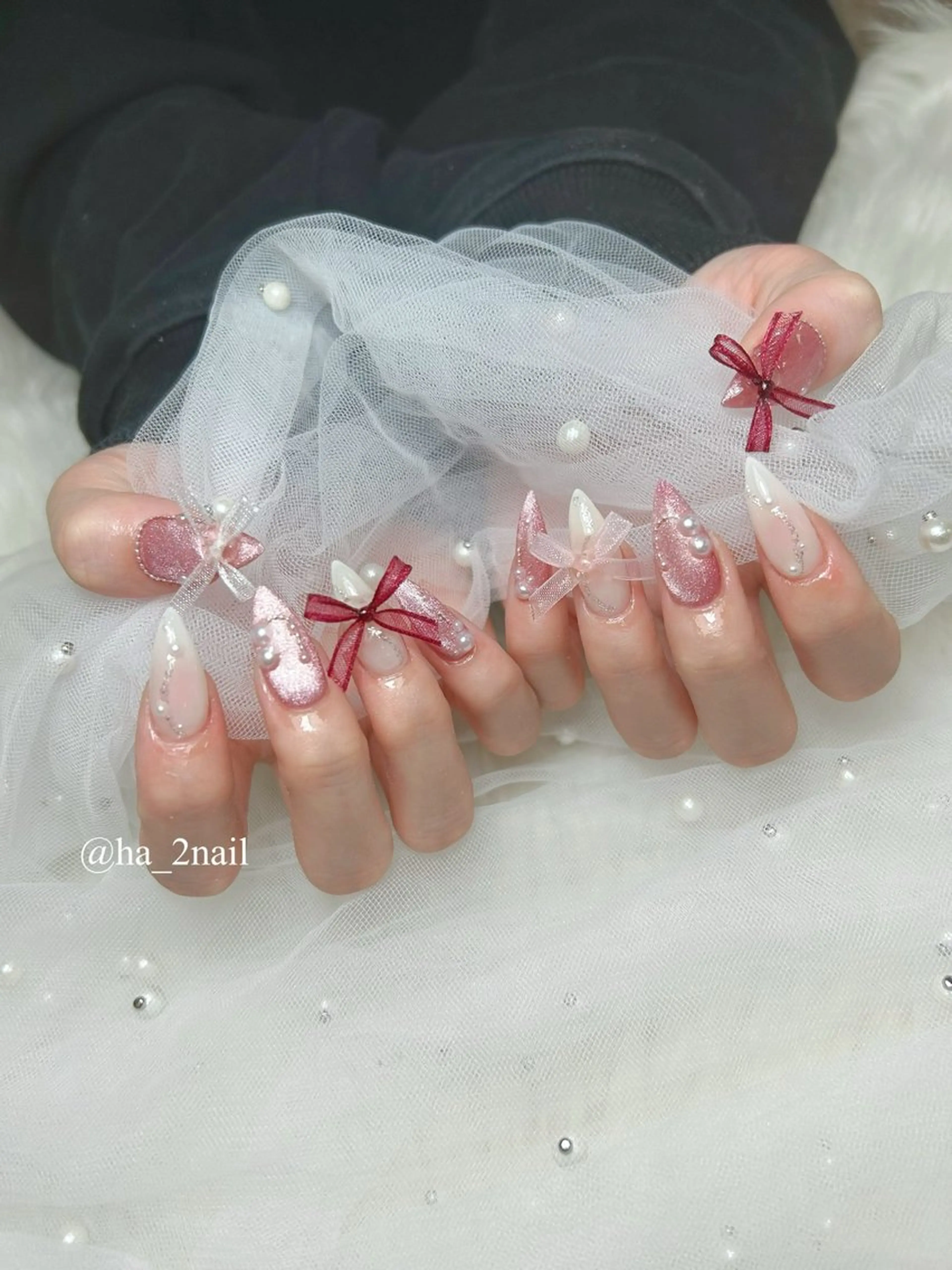 ネイル NAIL and EYELASH ALPHA.所属・ALPHA. 姫繇のネイルデザイン