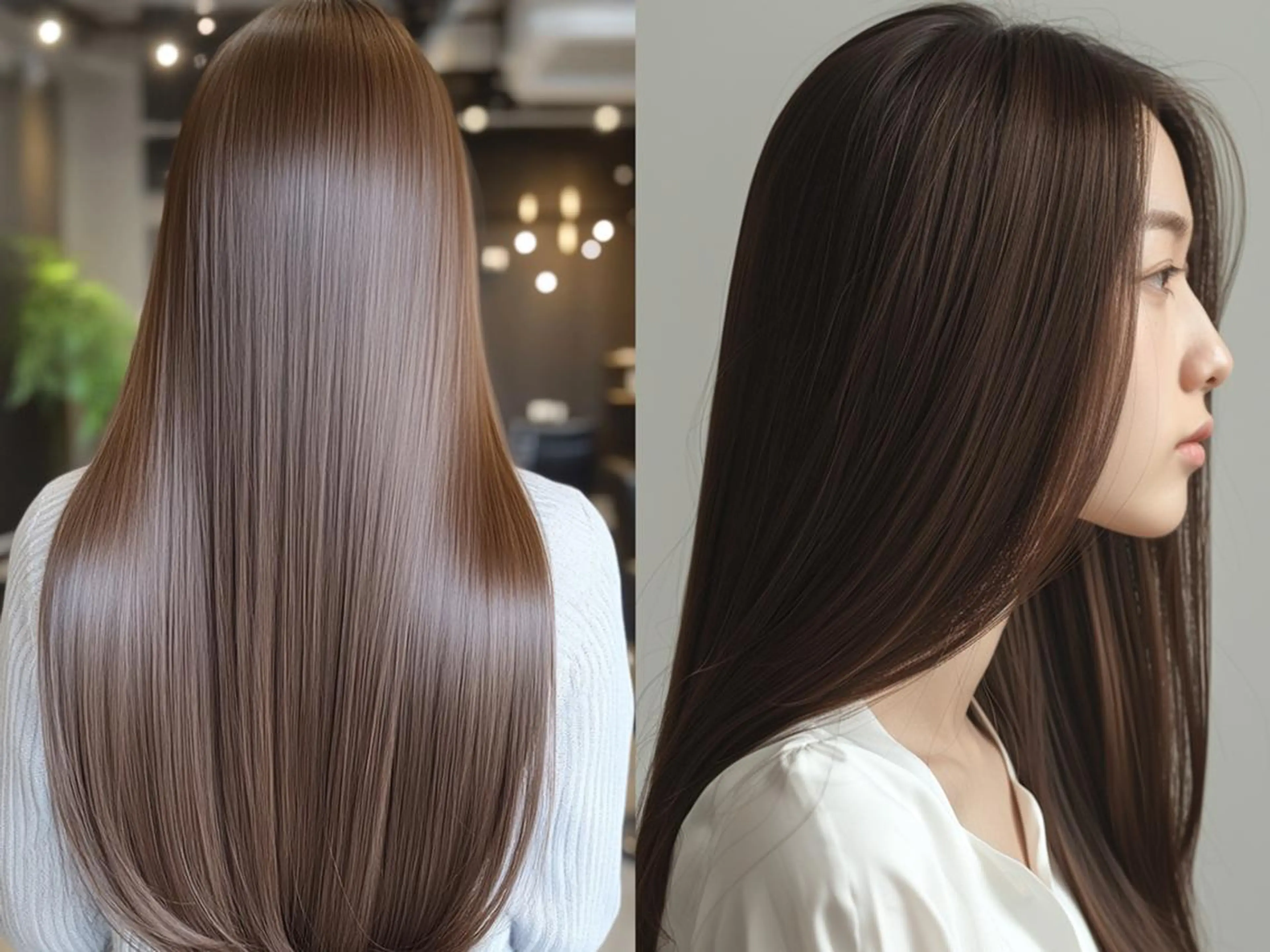 ロング 縮毛矯正 トリートメント 上家 慎太郎のヘアスタイル