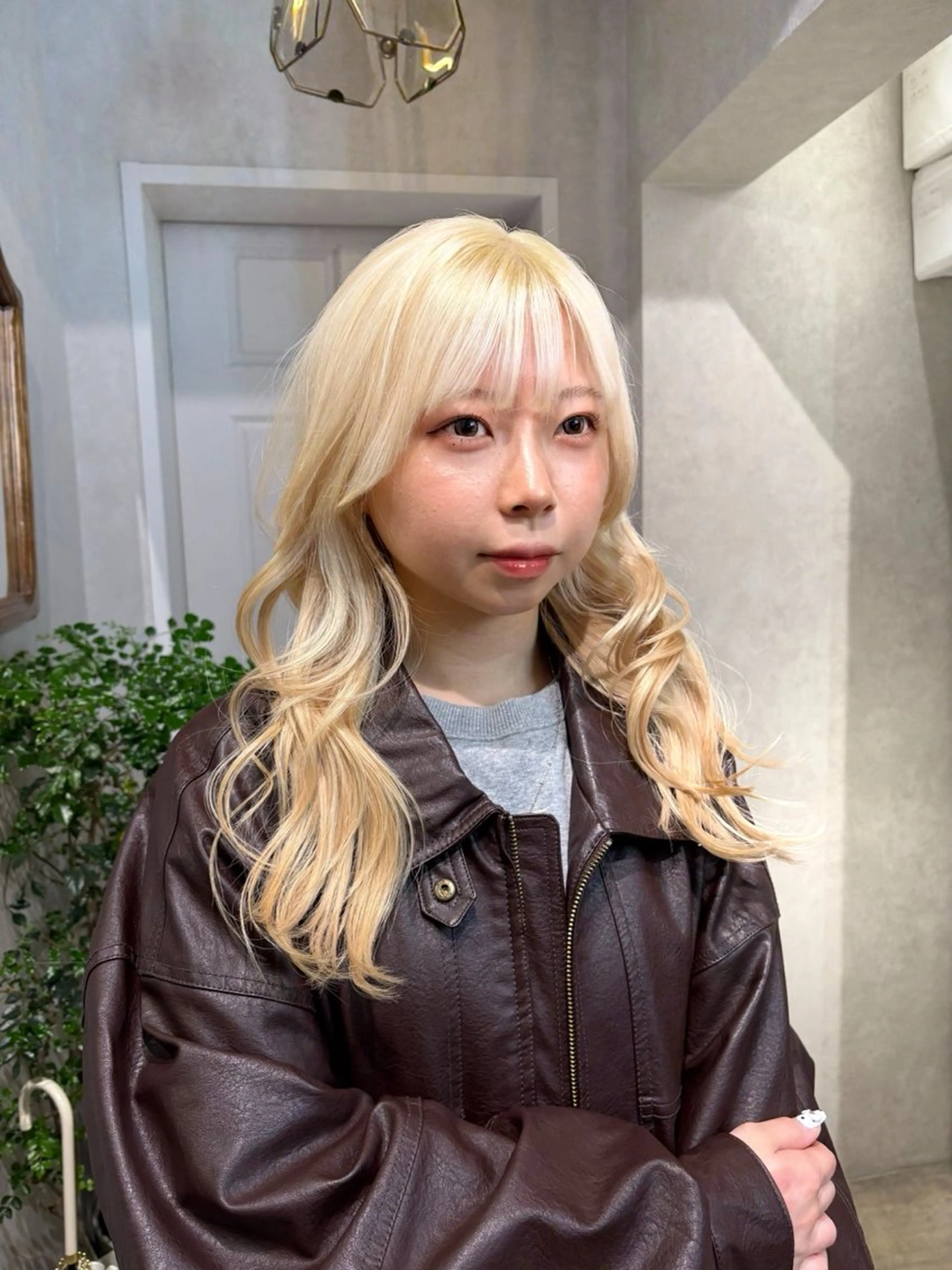 セミロング カラー ヘアカラー 透明感モテスタイル 💞SHIORI💞のヘアスタイル