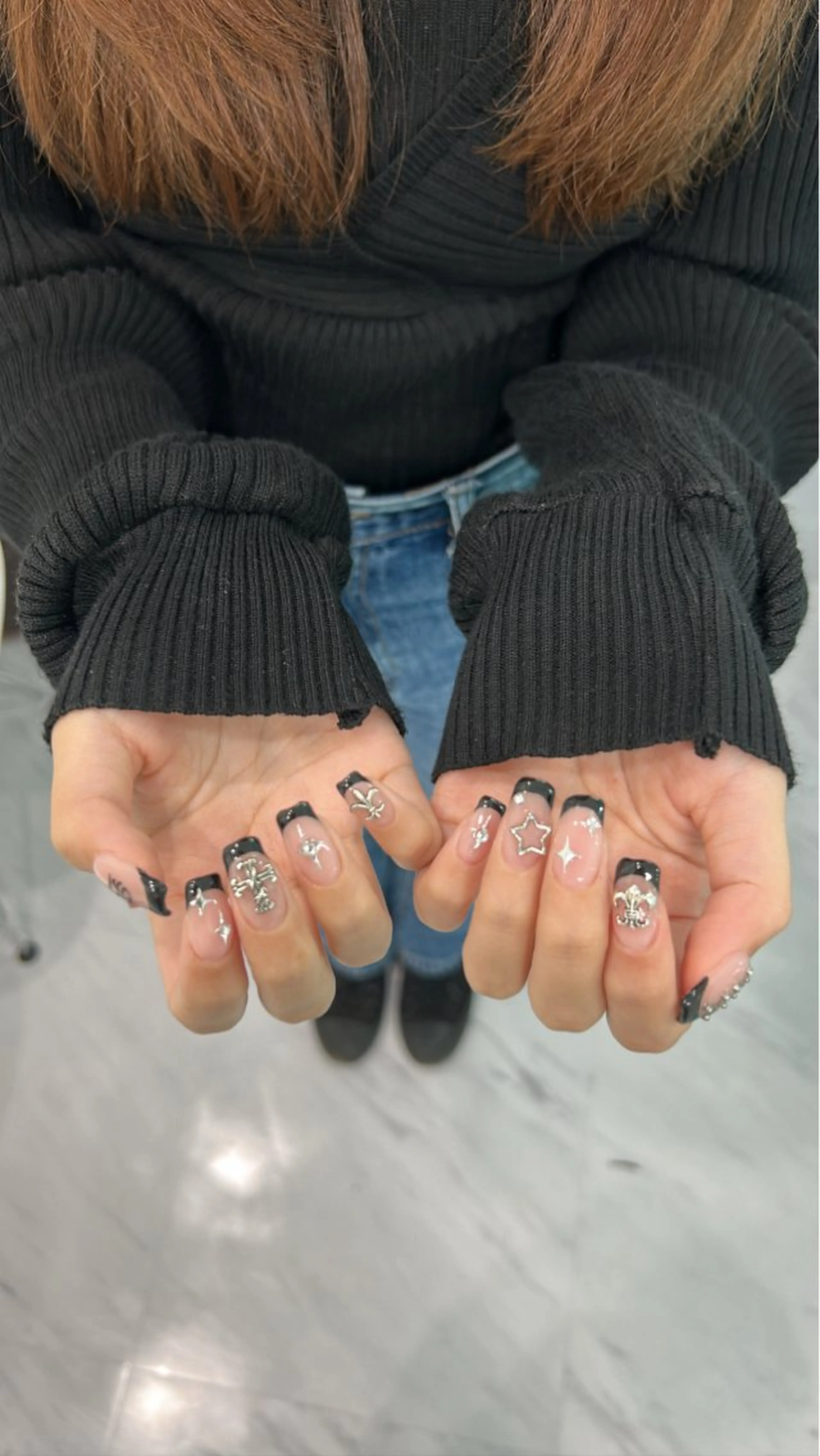 ネイル フレンチネイル 加藤 楓子のネイルデザイン