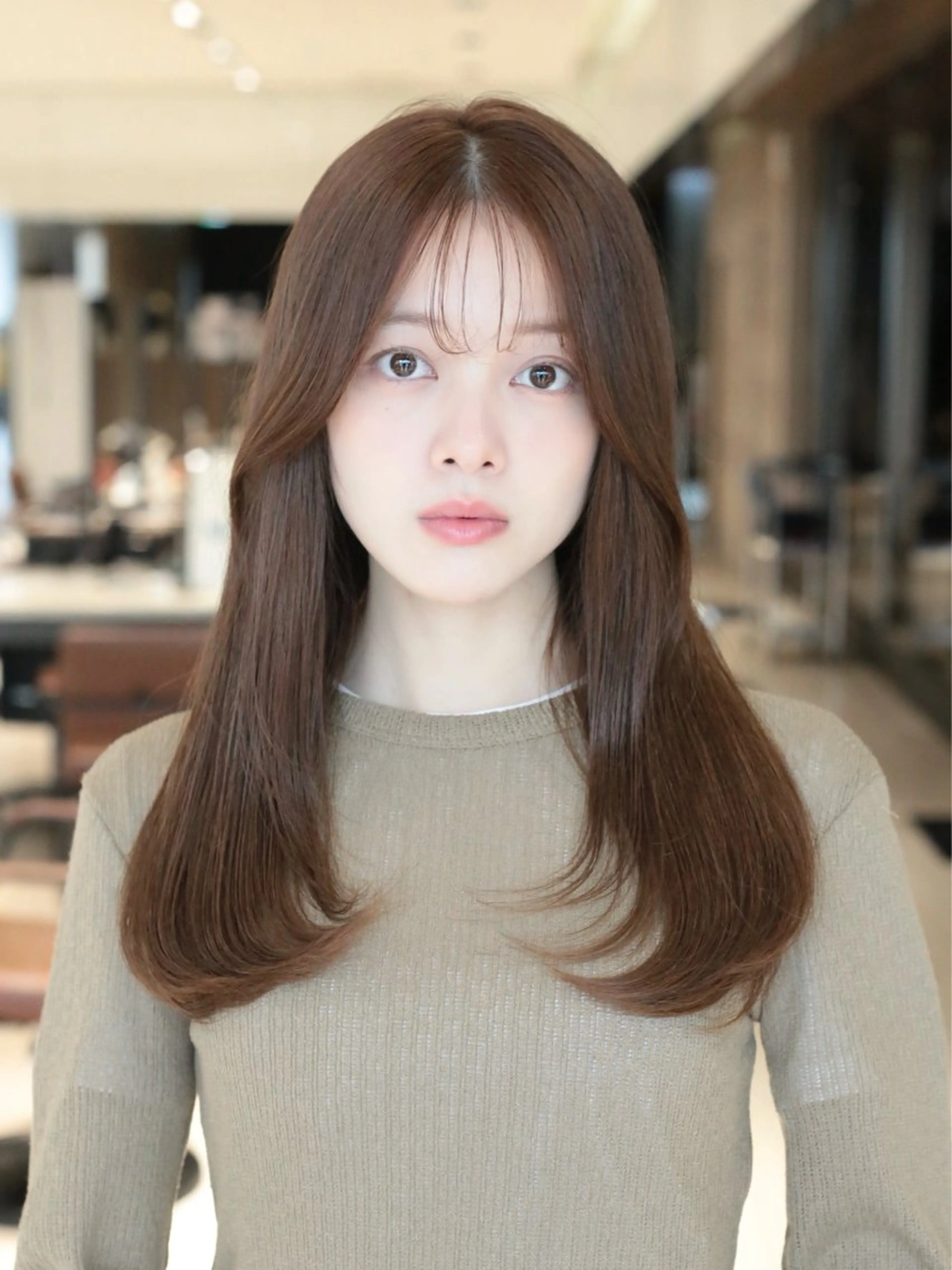 ロング カラー レイヤーカット カット ヘアカラー トリートメント レイヤー/顔周り /透明感🩶高橋大のヘアスタイル