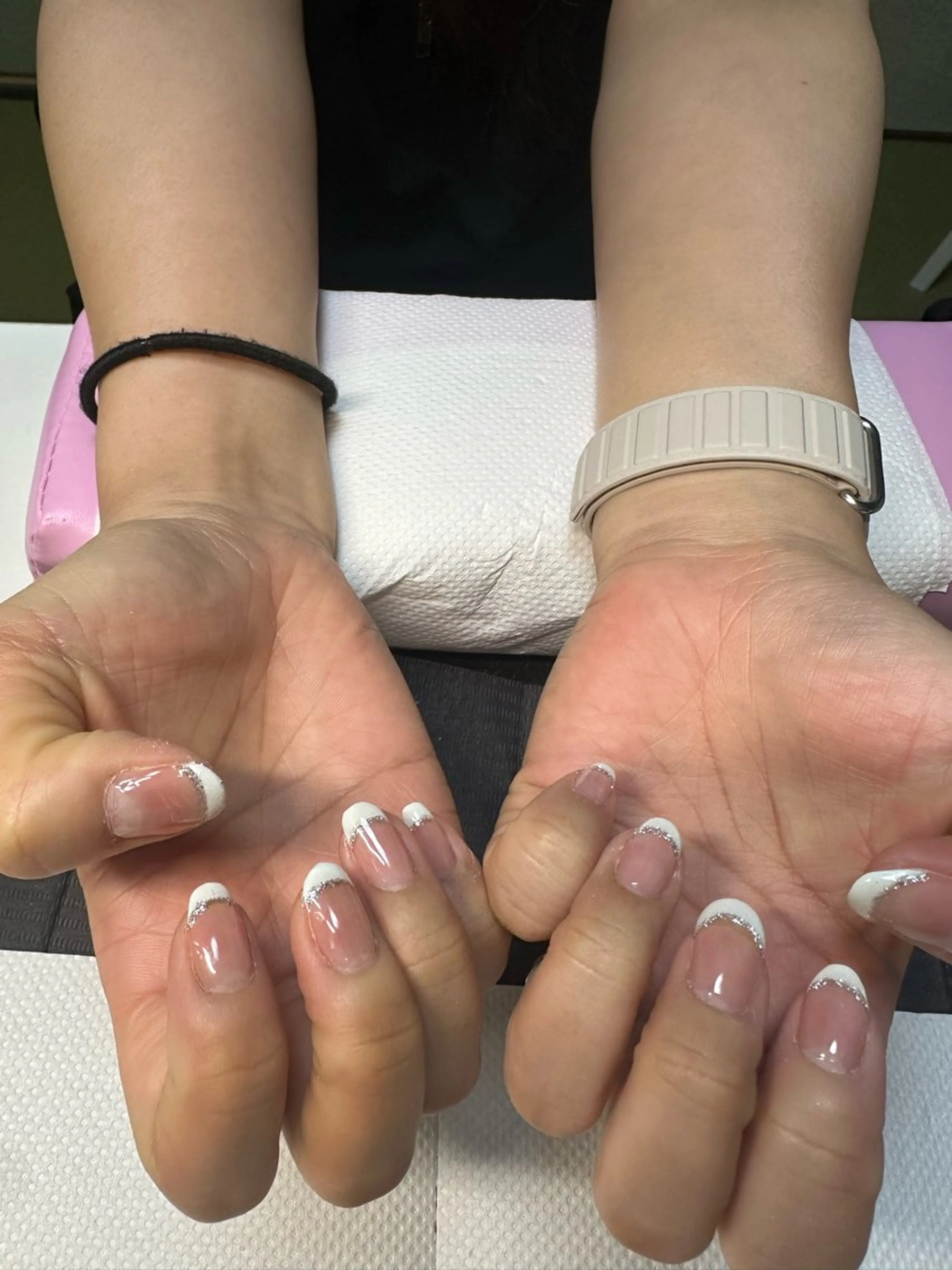 ハンドネイルフレンチの写真