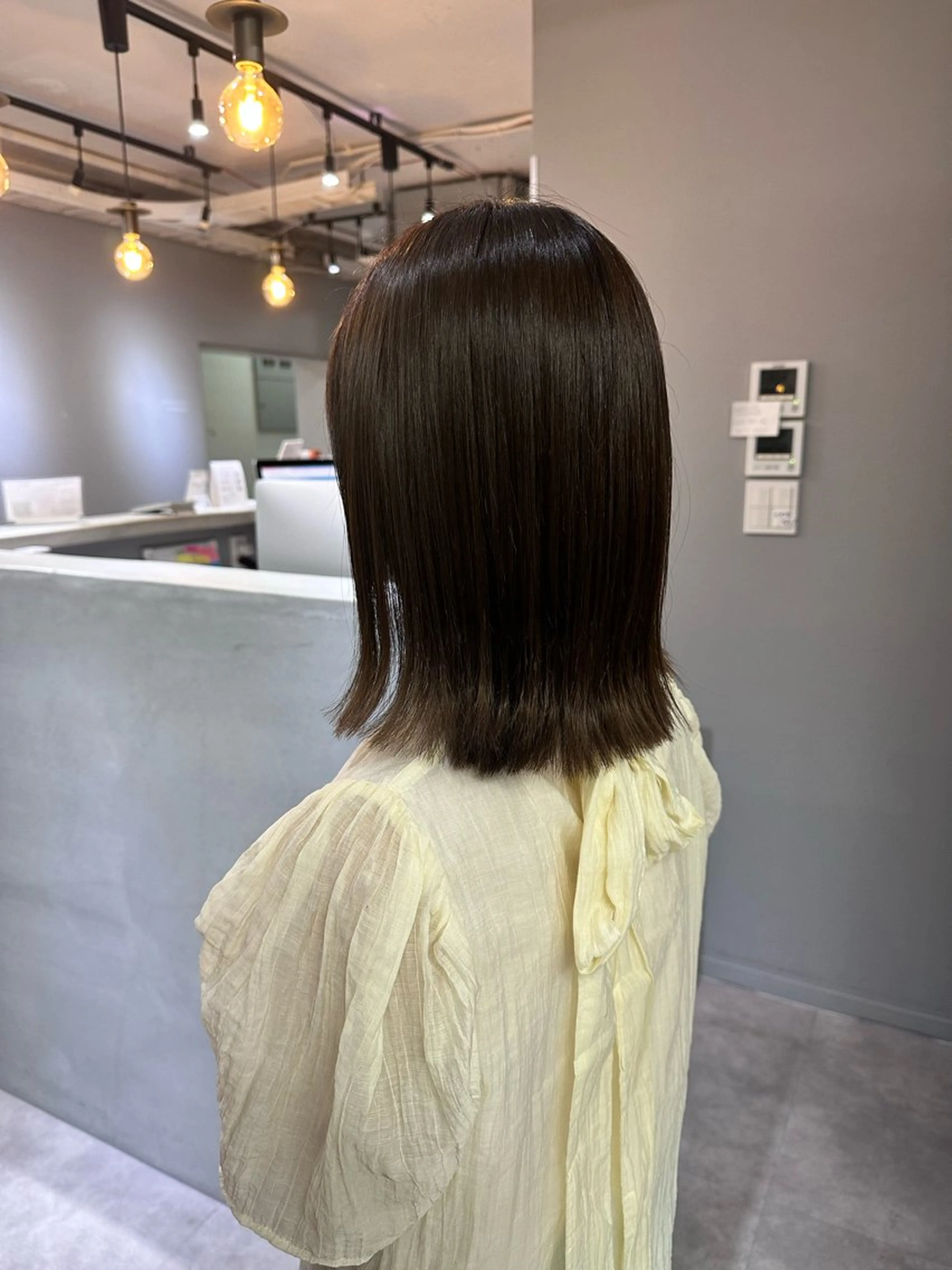 ミディアム カット ヘアカラー トリートメント ヘッドスパ 似合わせcut/艶 color🫧ひかりのヘアスタイル