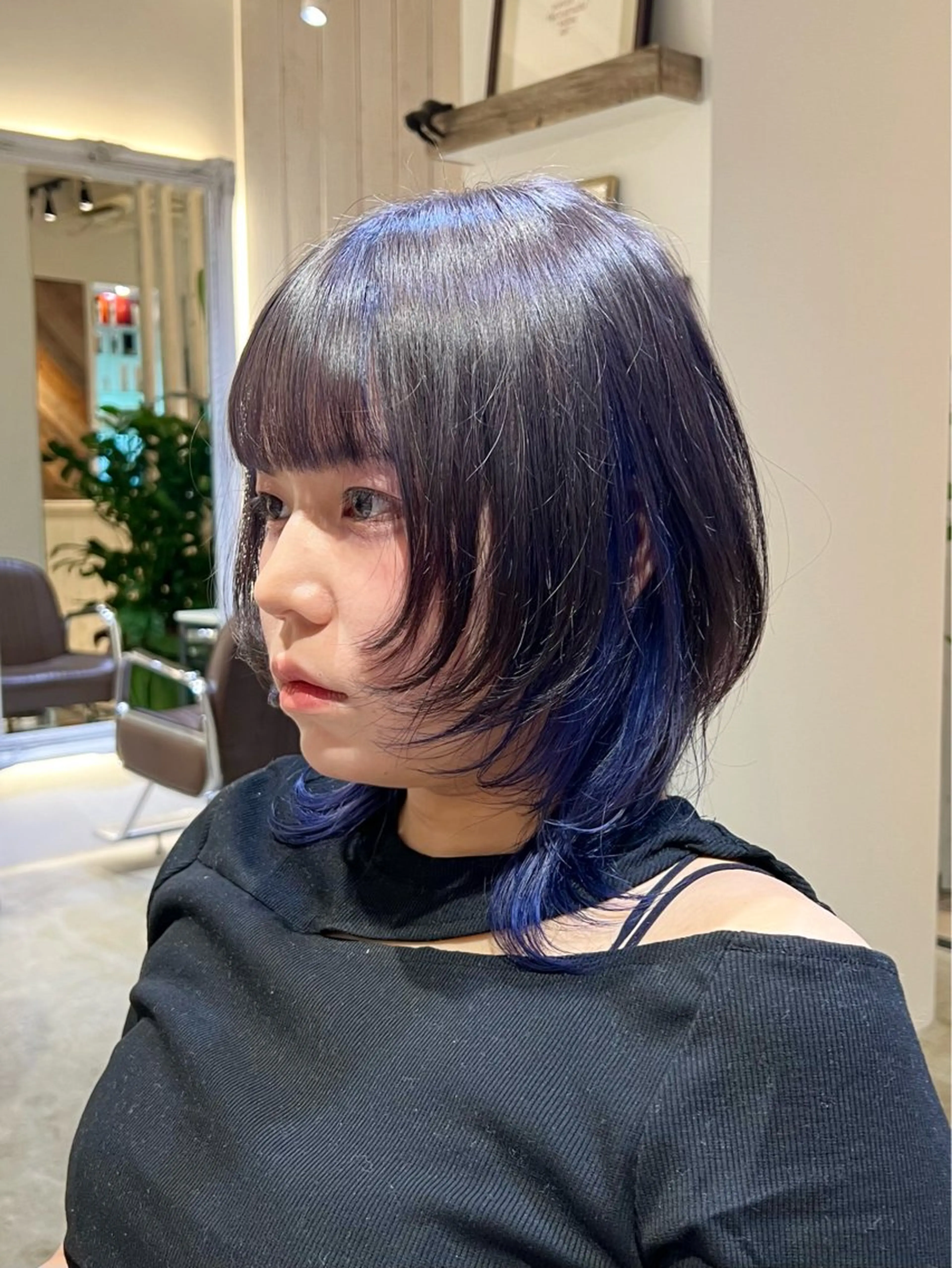 ミディアム カラー カット ヘアカラー トリートメント FERiCIA所属・ウルフカット/ 今川尚睦のヘアスタイル