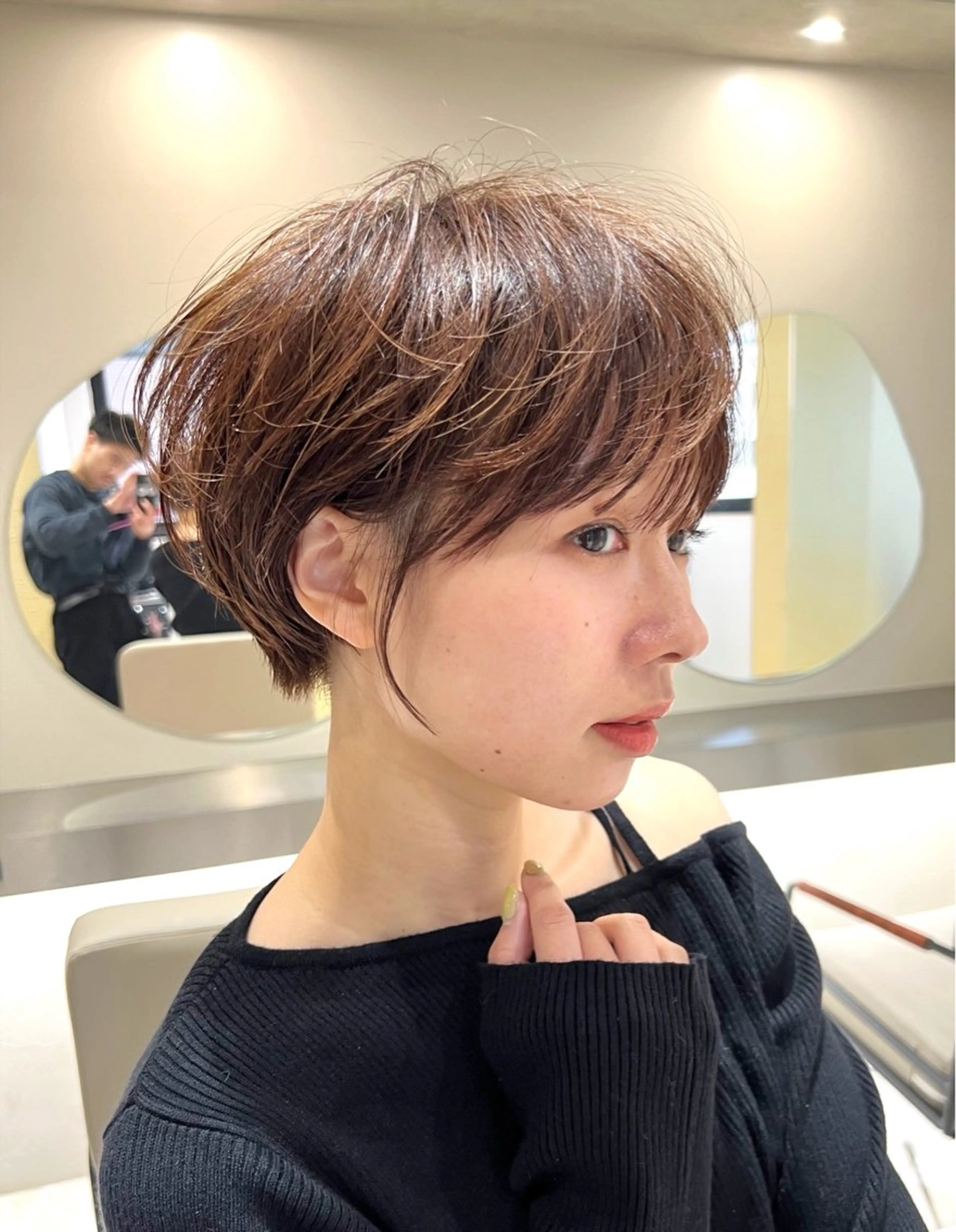 ショート ヘアカラー ヘッドスパ 縮毛矯正 /横山陸人のヘアスタイル