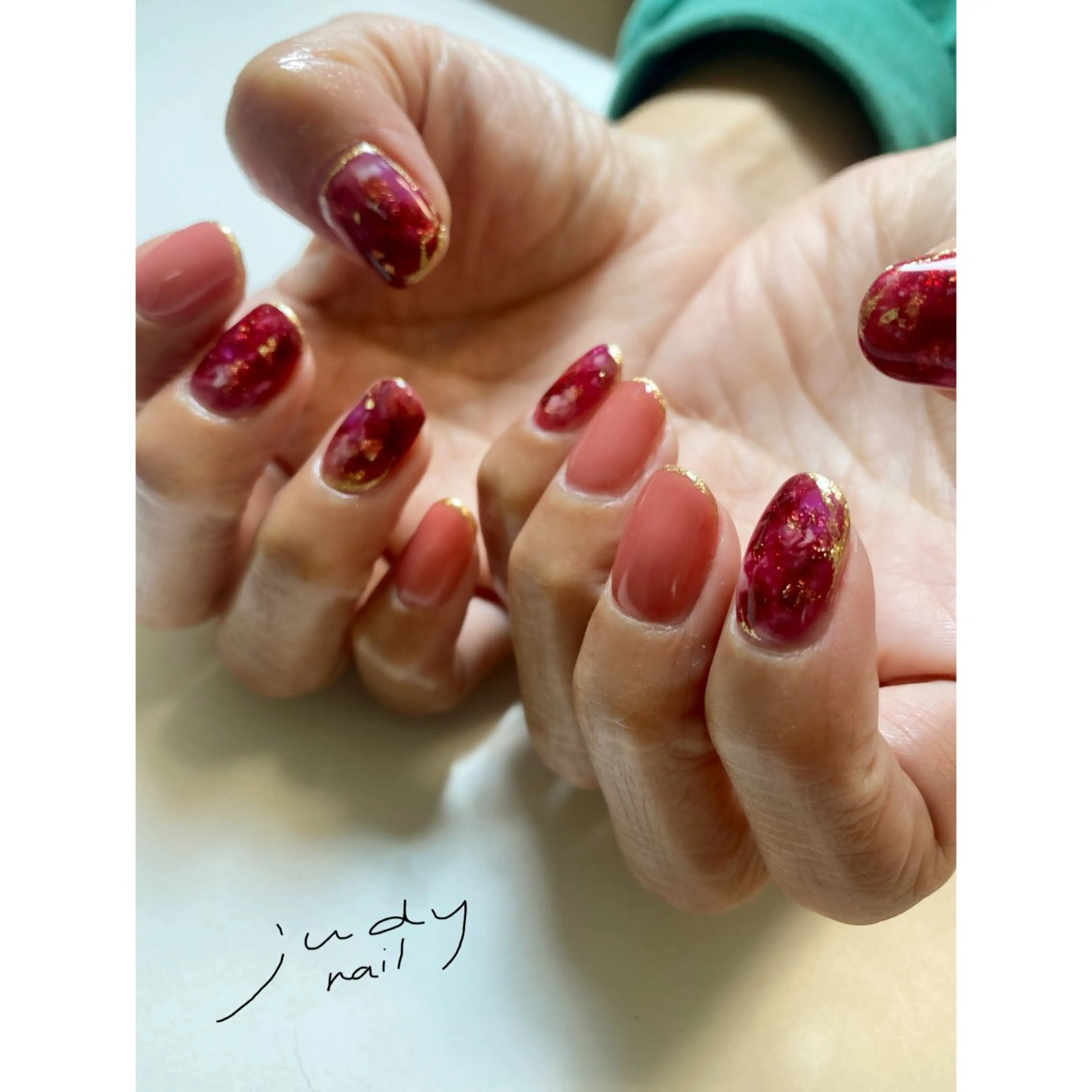 ネイル アートネイル ニュアンスネイル judynail ジュディネイルのネイルデザイン