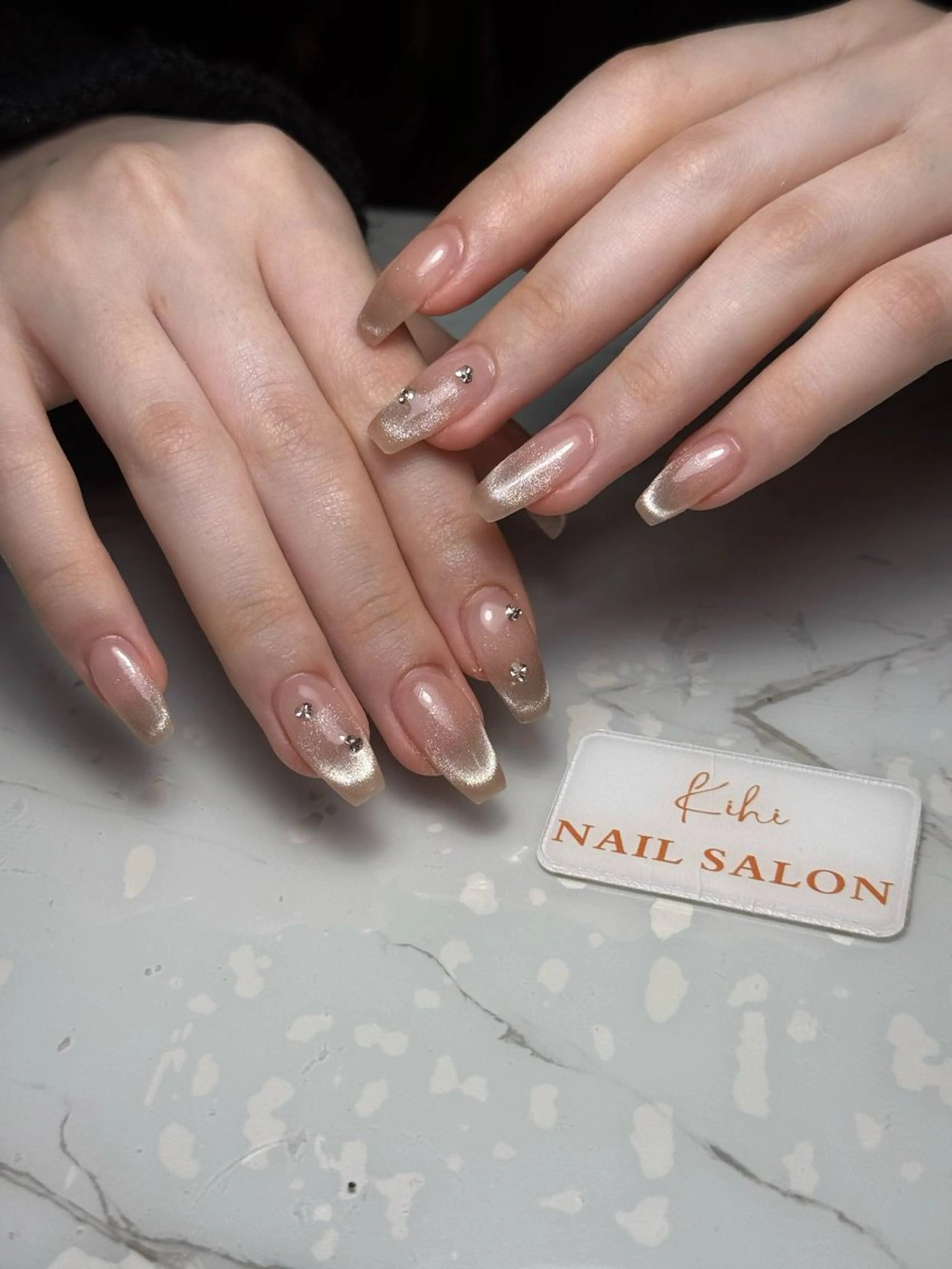 ネイル アートネイル フレンチネイル ジェルネイル グラデーション 韓国ネイル ハンドネイル ハンドケア さくら💮💮 【オフ無料】のネイルデザイン