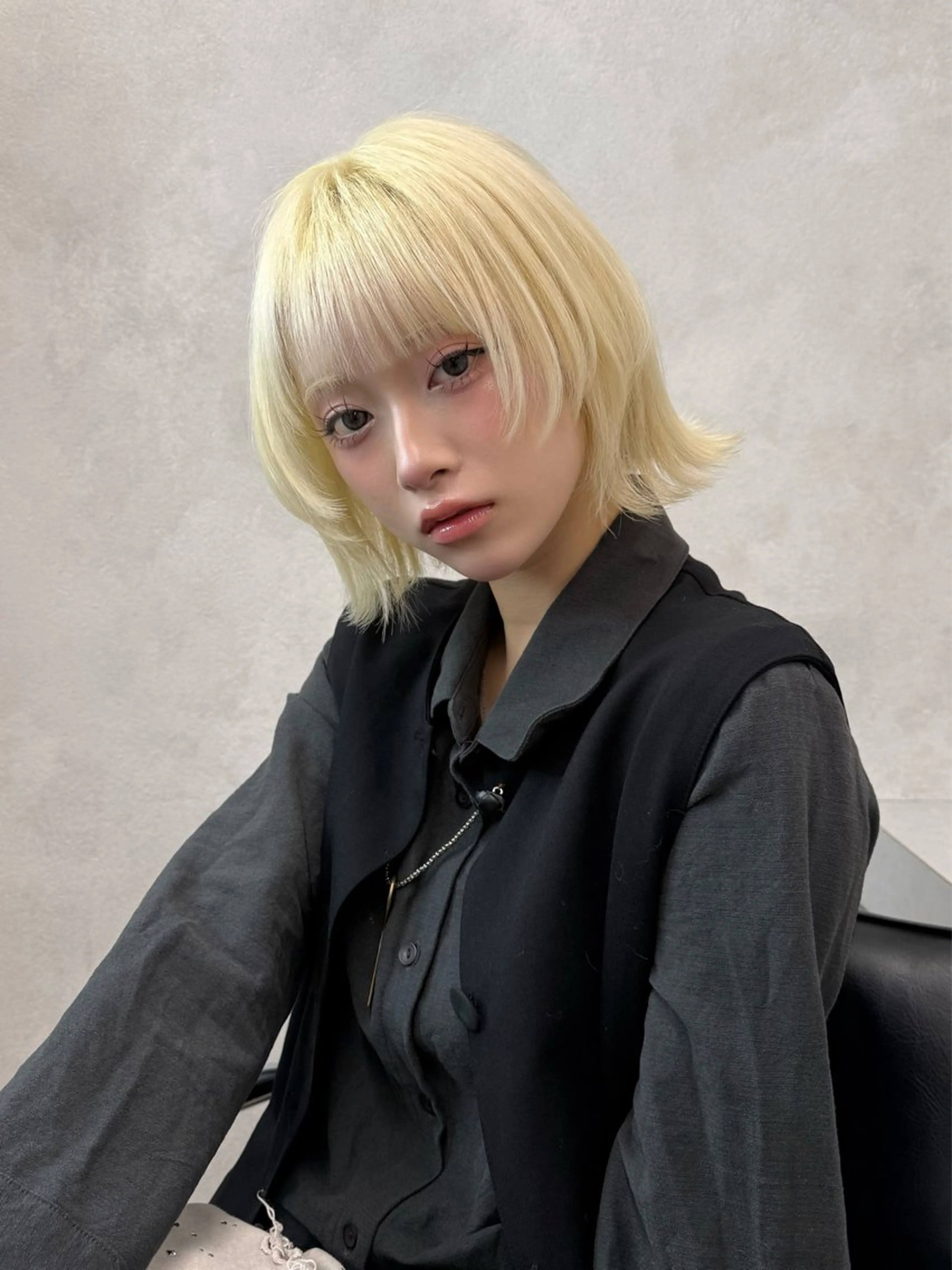 ショート 韓国風ヘア レイヤーカット 似合わせカット カット 森貝 洋亮のヘアスタイル