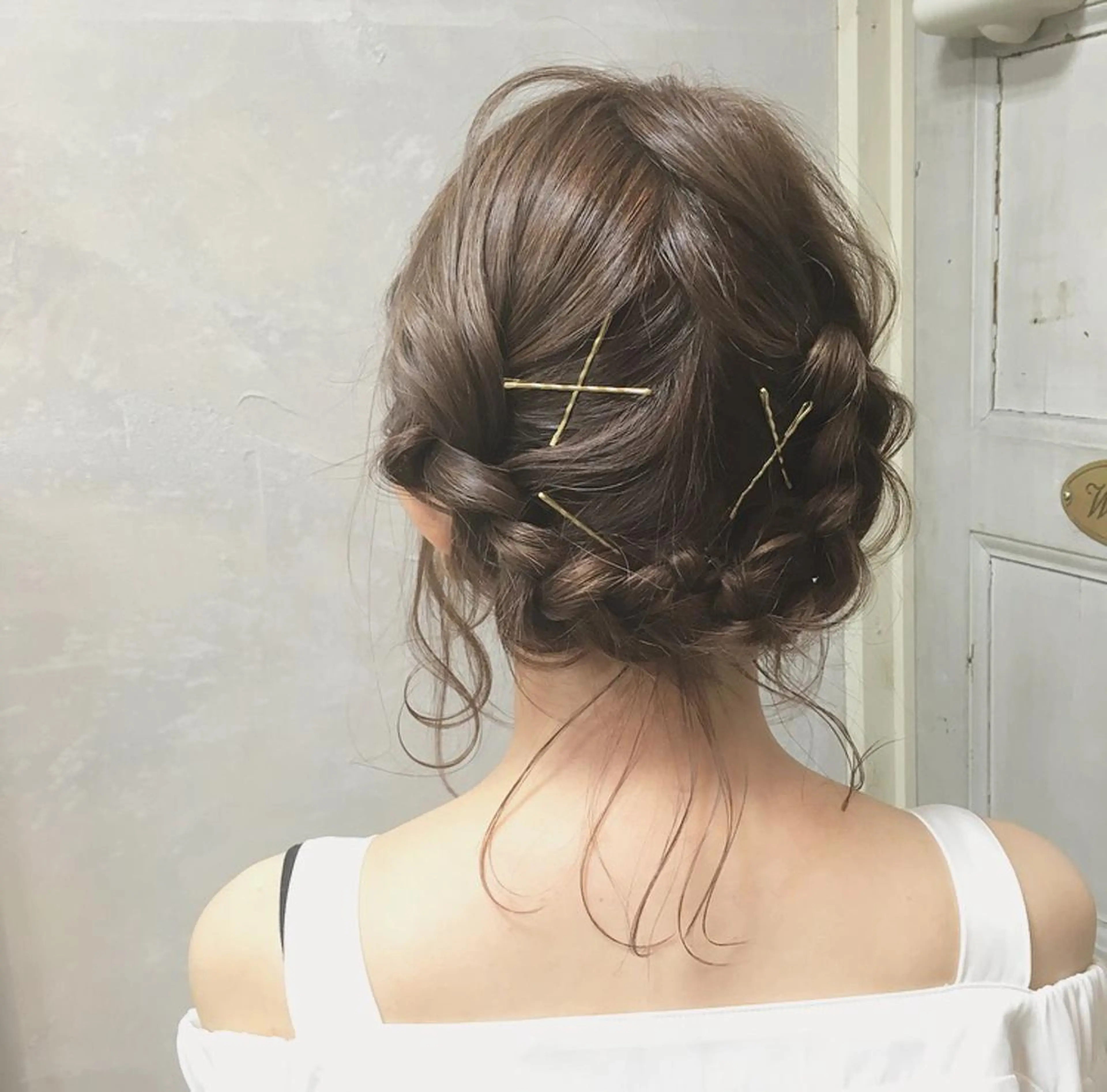 ミディアム カラー ヘアアレンジ autre所属・大久保 ひでなりのヘアスタイル