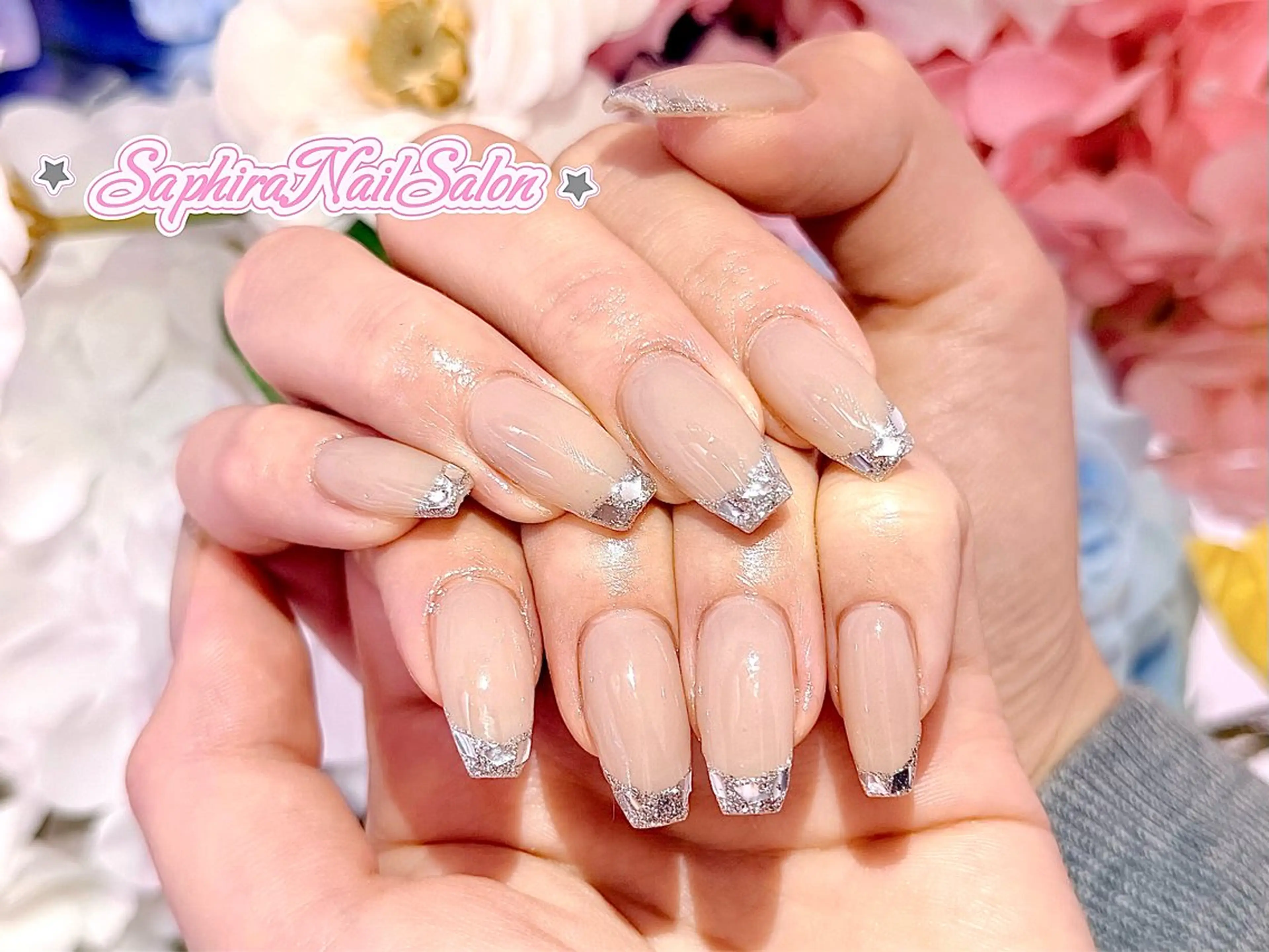 カラー ハンドネイル Saphiraネイル サロン錦糸町のネイルデザイン