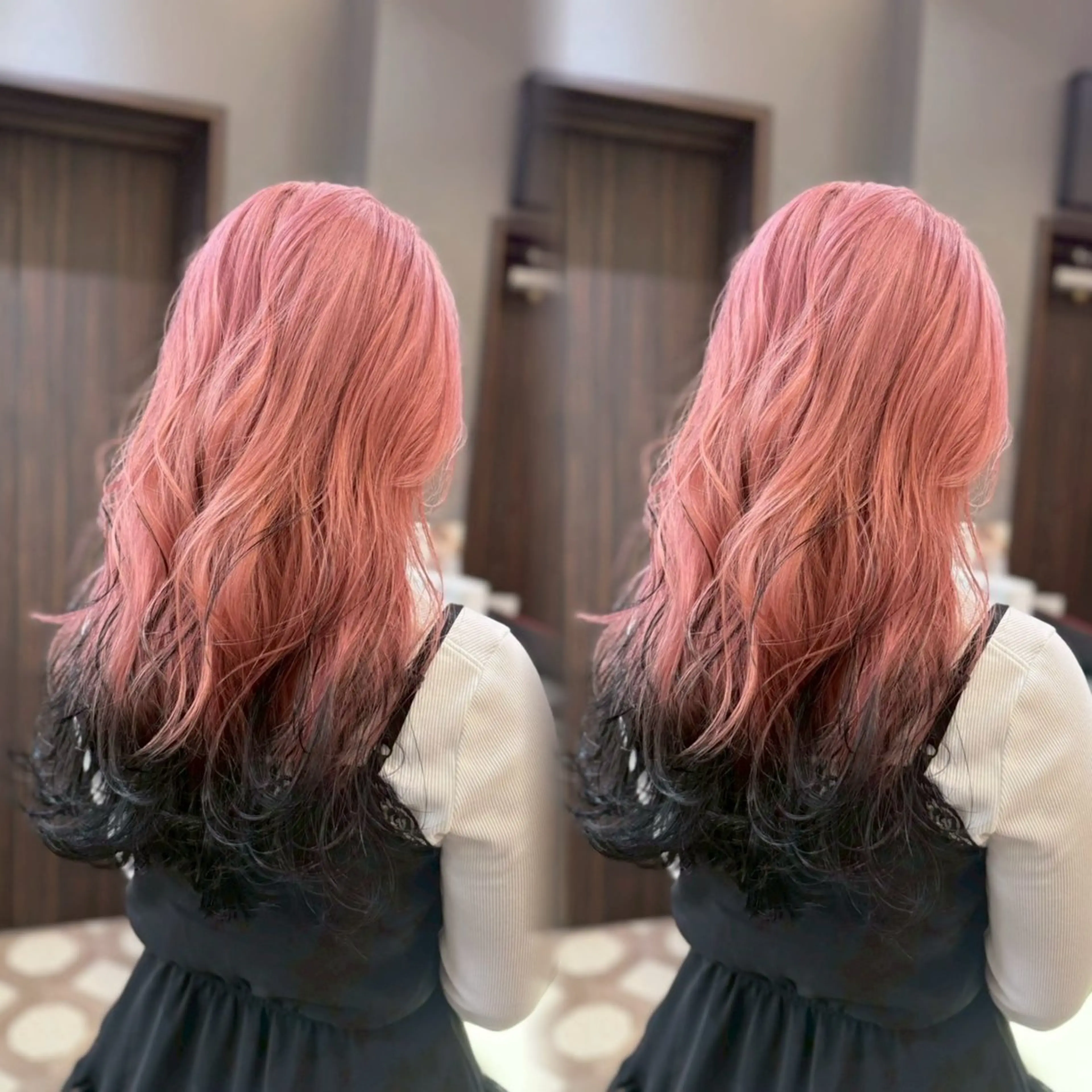 エンドorルーツカラー✨【ケアブリーチ込み】➕口コミ限定超音波付きトリートメントの写真