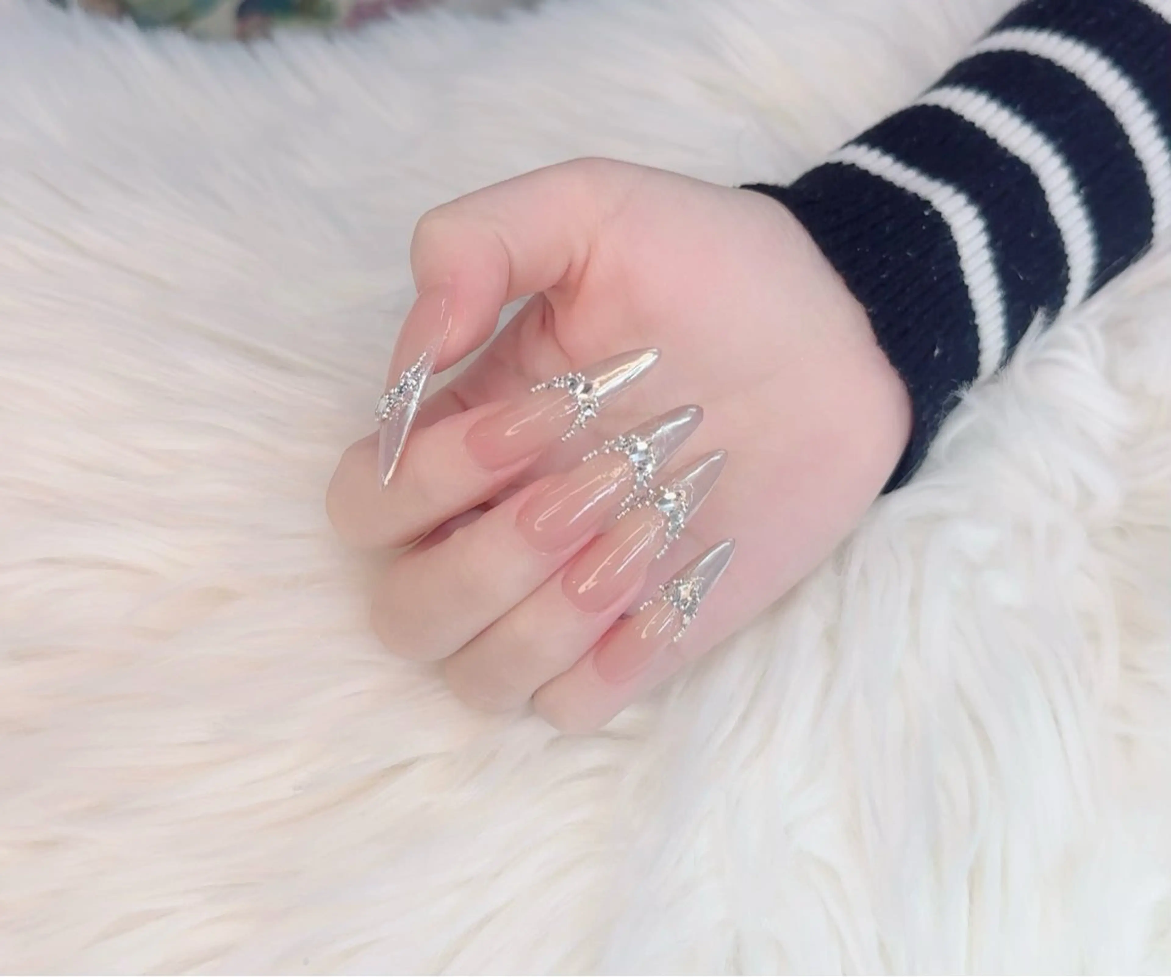 ネイル ロングネイル ハンドネイル フットネイル R salonのネイルデザイン