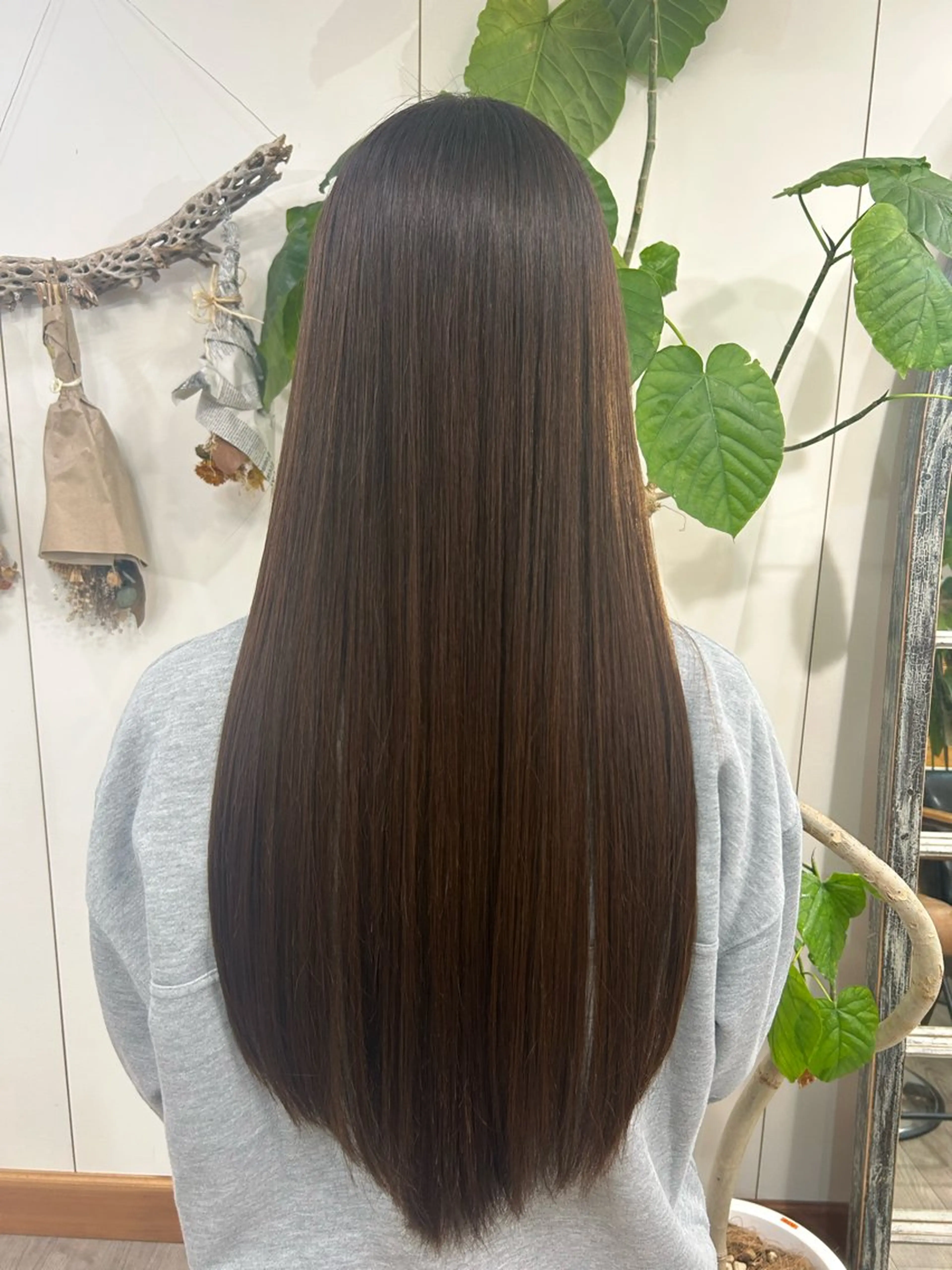 ロング 縮毛矯正 VISUALIST所属・小倉/レイヤー/ 顔周りカット/naoのヘアスタイル