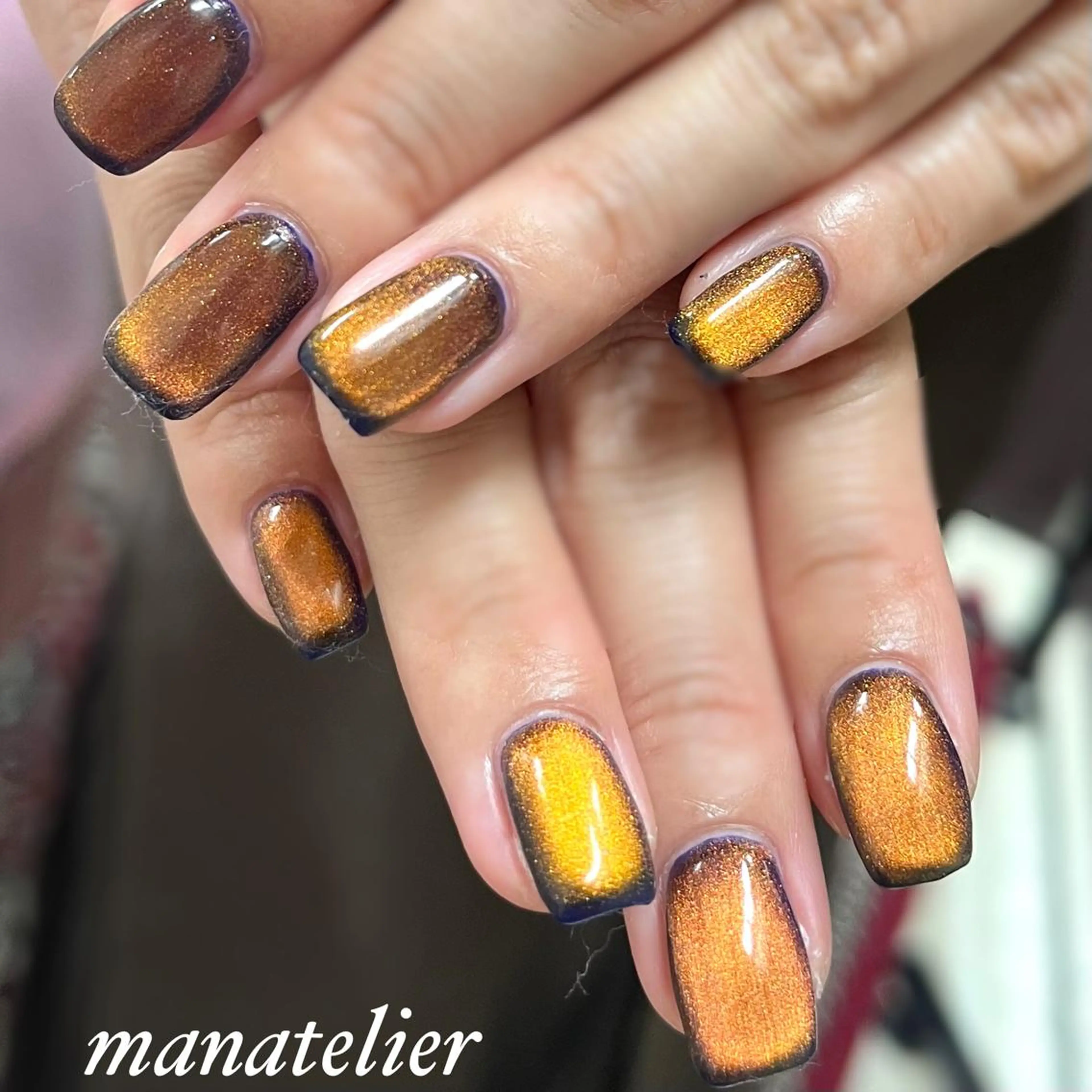 ネイル マグネットネイル ハンドネイル manatelier マナトリエのネイルデザイン