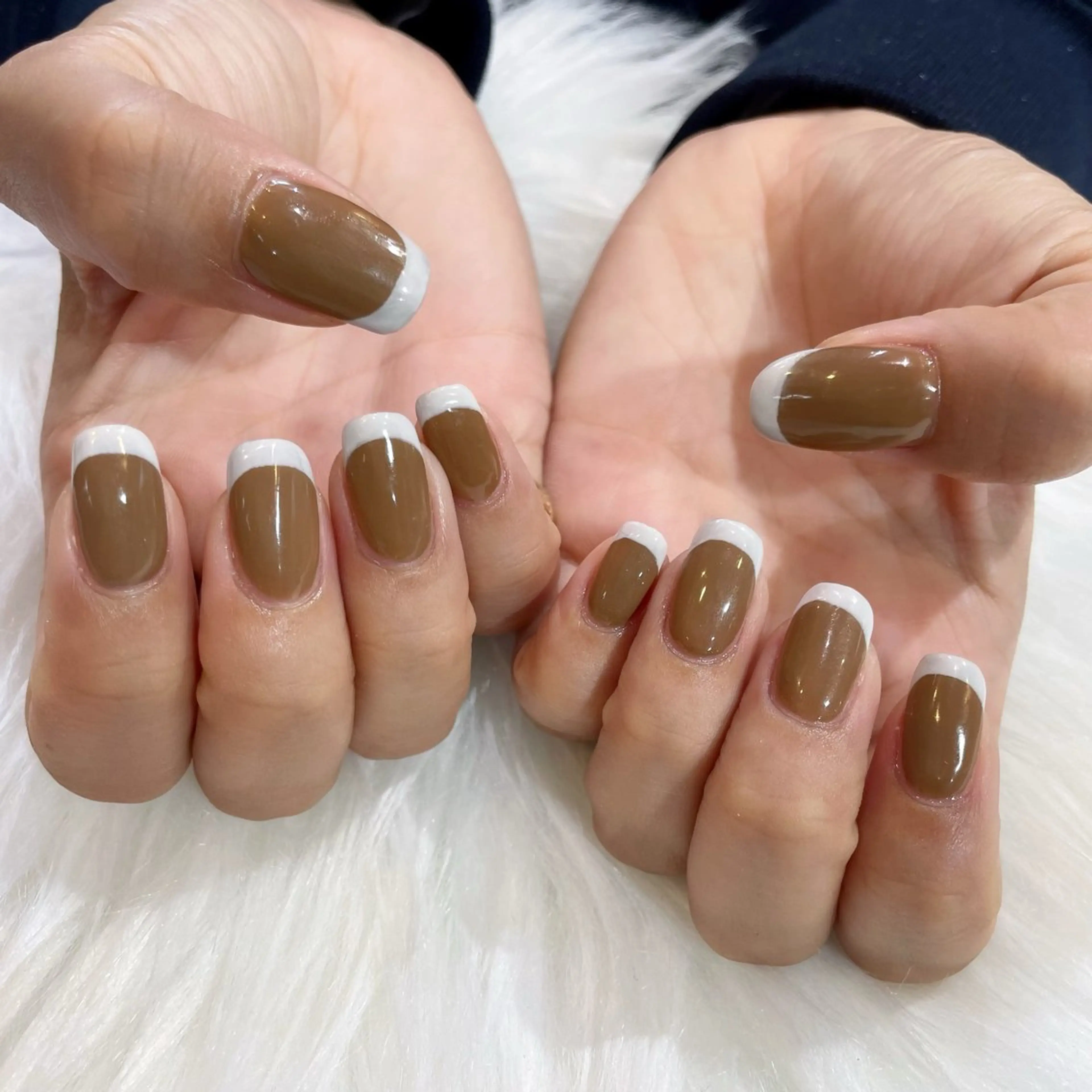 ネイル フレンチネイル 持ち込み ハンドネイル jujur HARUKA🌸のネイルデザイン