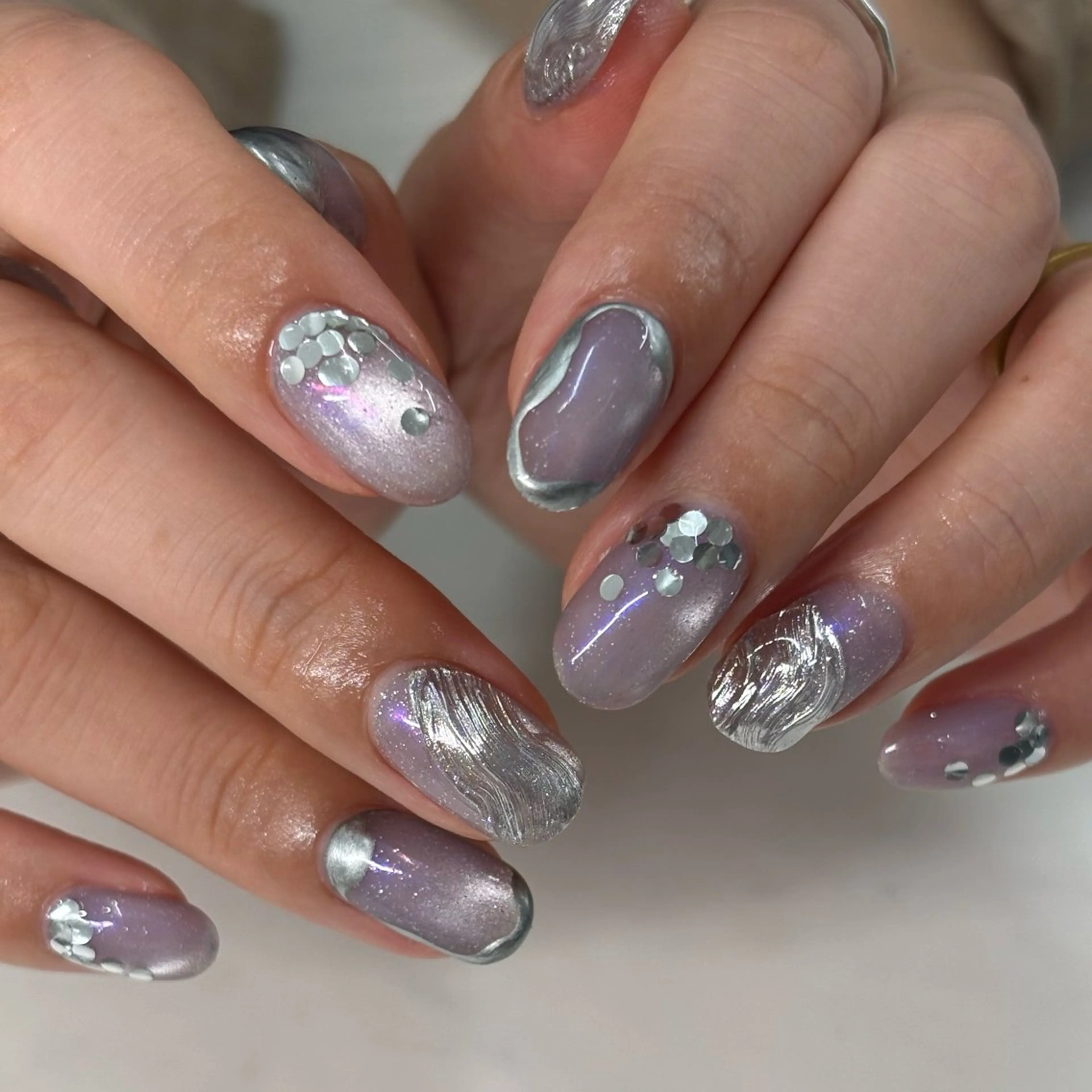 急募💅【オフ無し】ニュアンス系持込デザイン！ オフなしの場合はこちら🍃 ※事前に画像お送りいただける方のご予約のみの写真