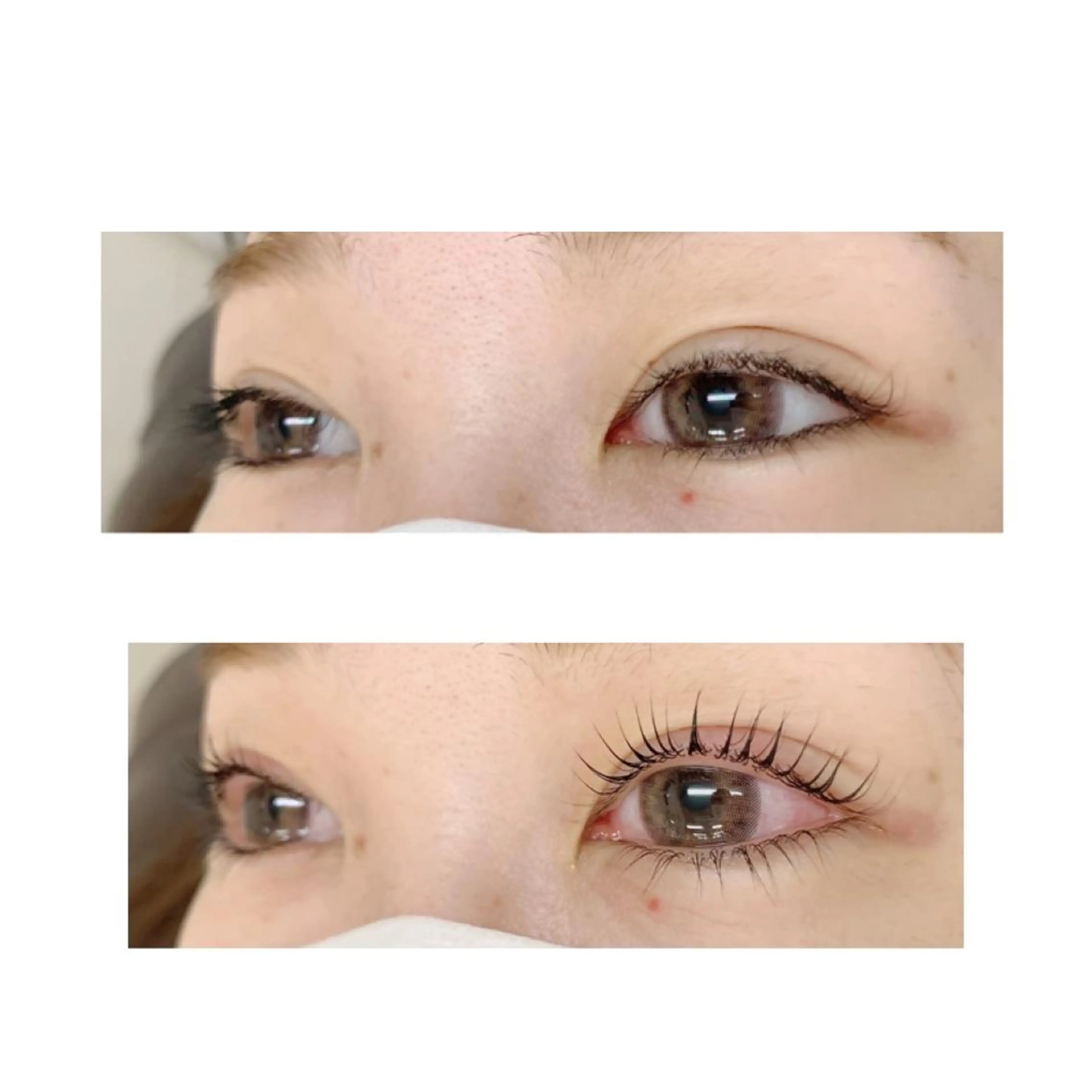 〔初回〕オーダーメイド　まつ毛パーマ上下(ケラチントリートメント付)の写真