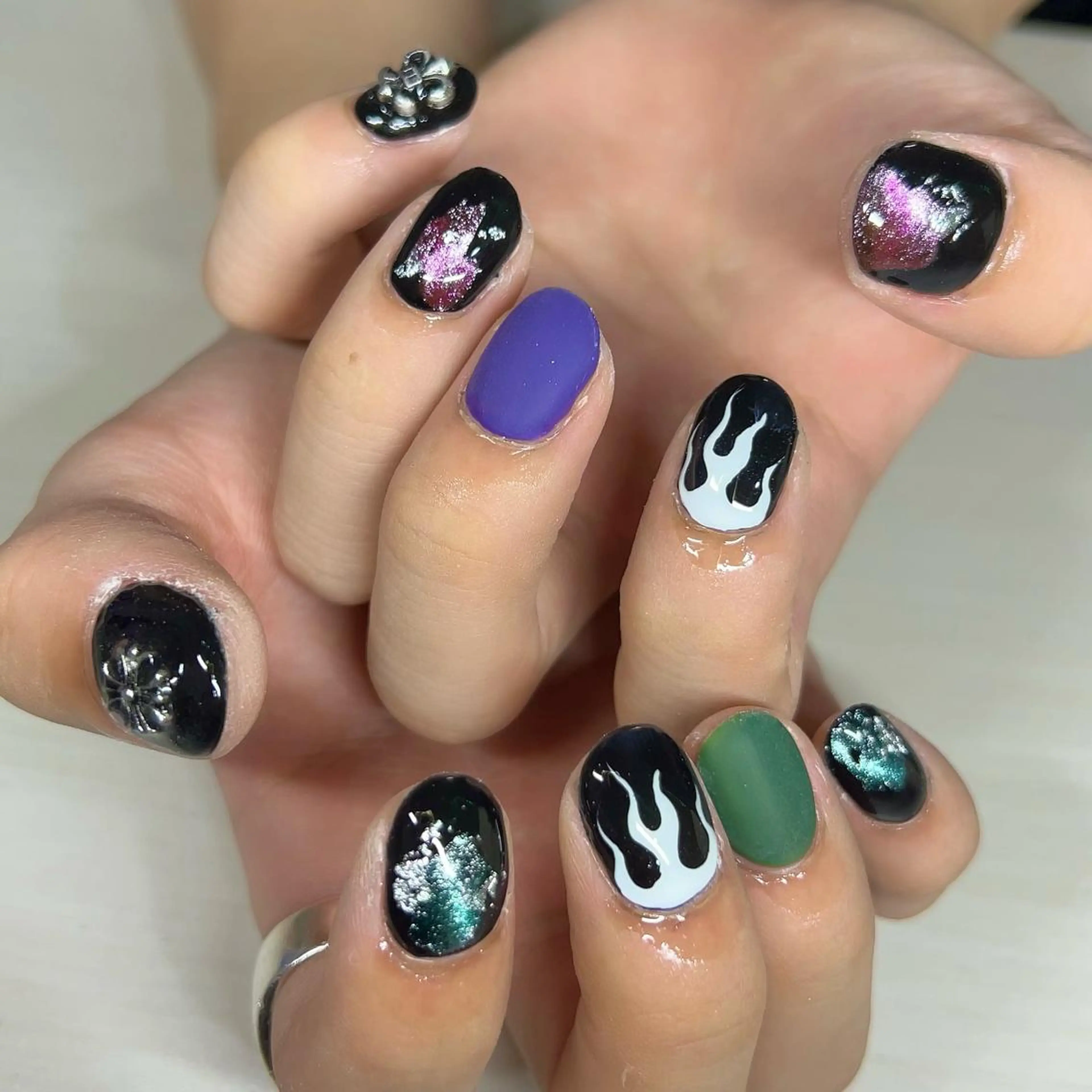 ネイル メンズネイル ハンドネイル 【Yappy🌈】 💖P-tanaのネイルデザイン