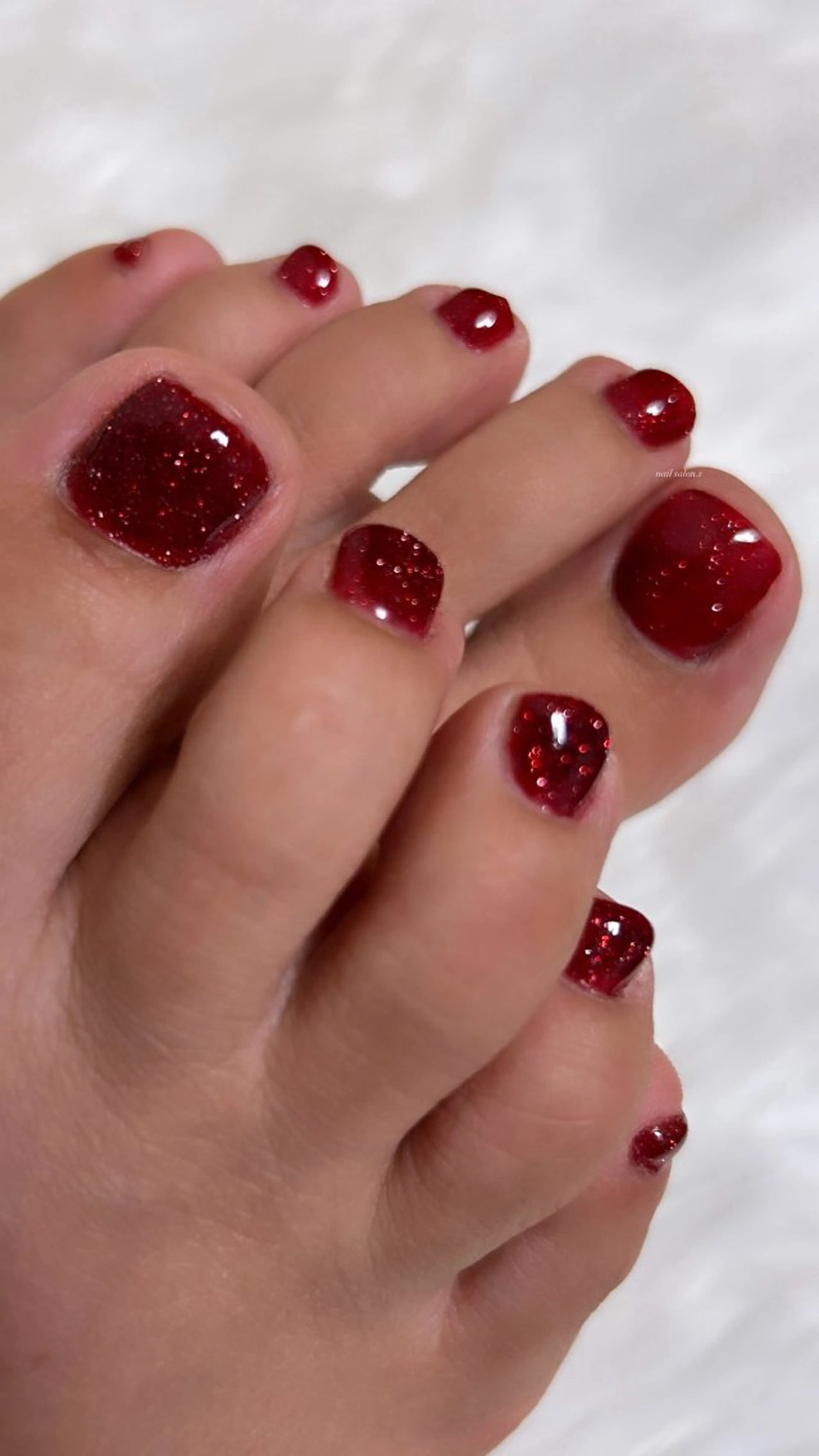 ネイル フラッシュネイル ジェルネイル フットネイル 関山 志乃のネイルデザイン