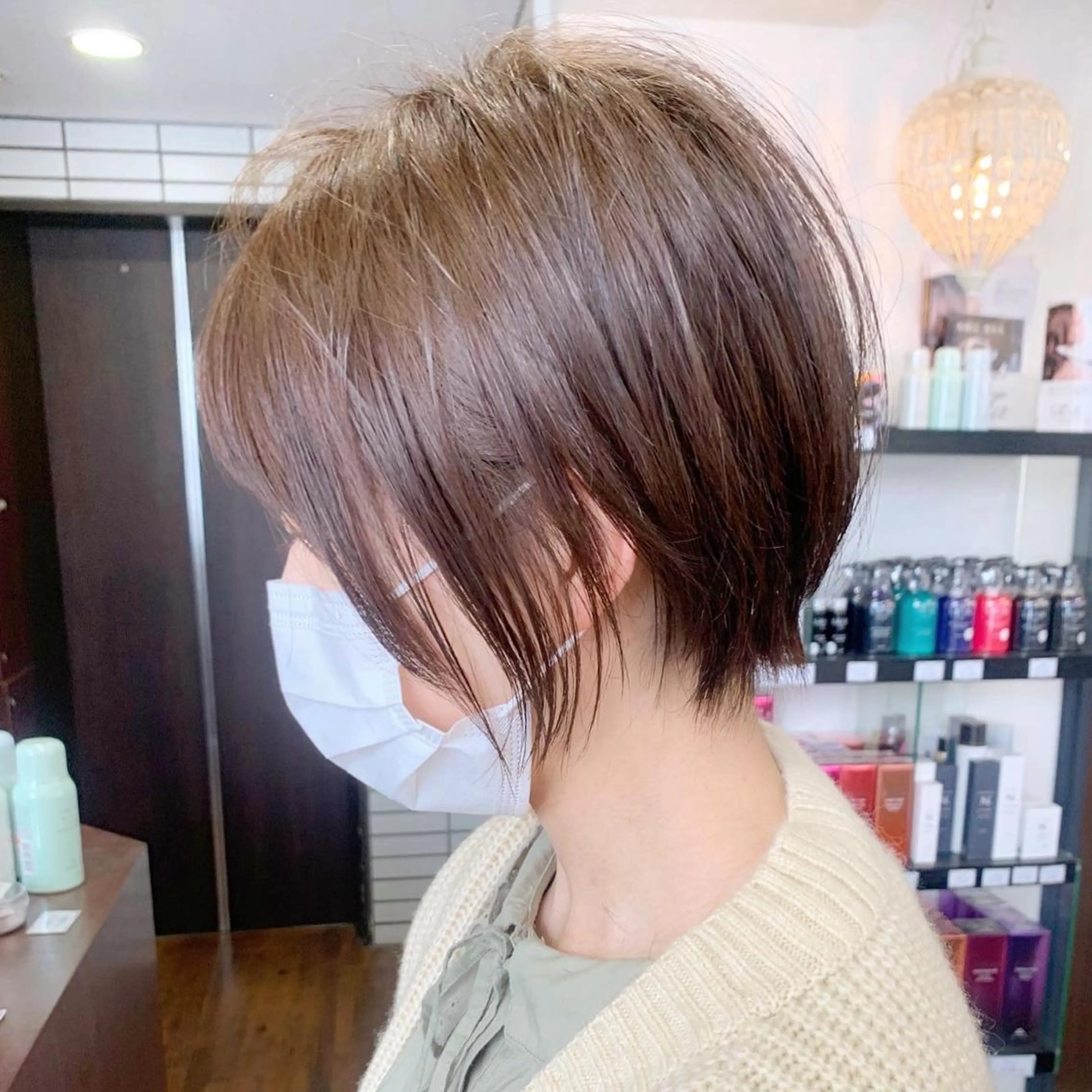 ショート 縮毛矯正/ショート/ レイヤー/畑中正敏のヘアスタイル