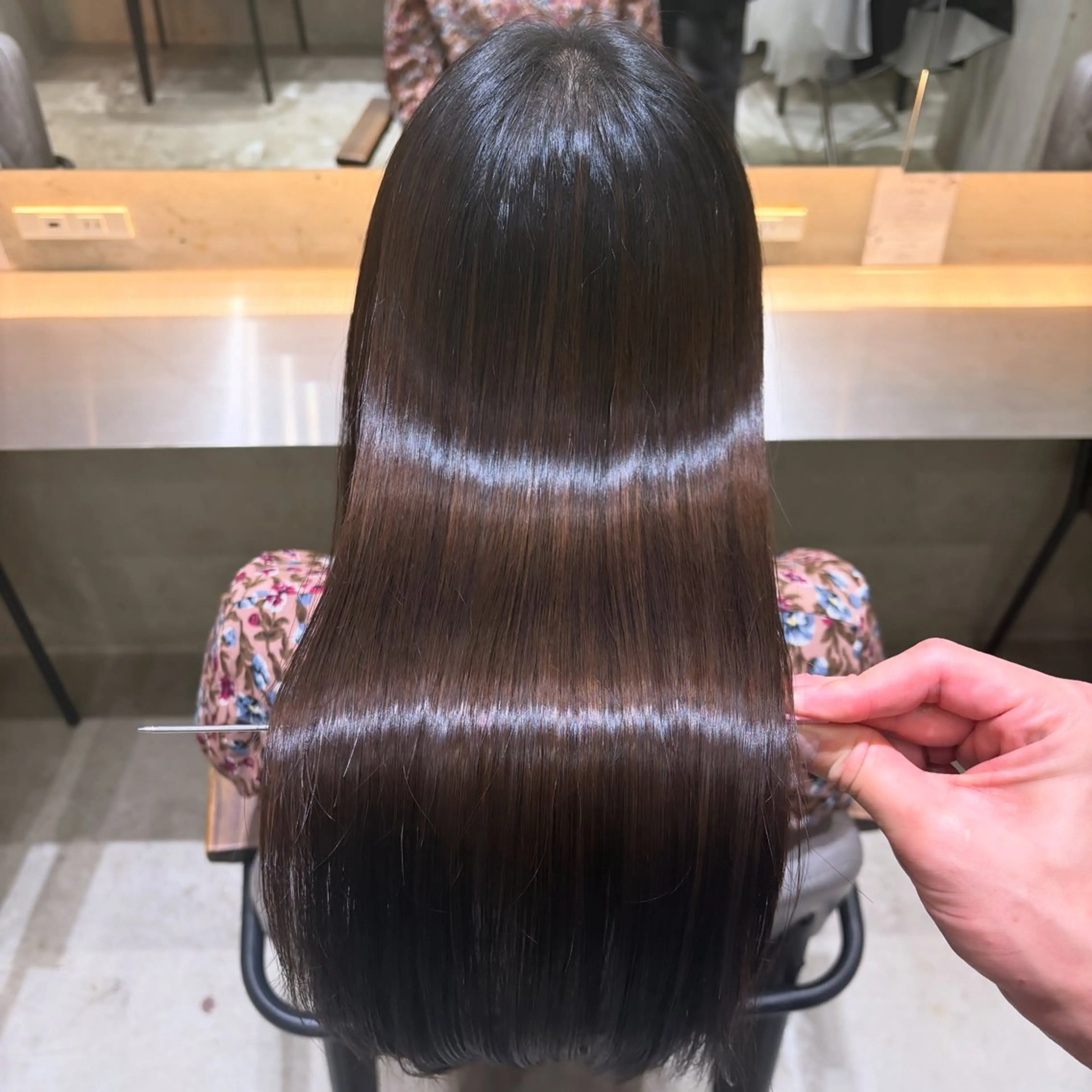 【人気No.2🪩⟡.·*.】今だけ50%OFF‼️美髪✨縮毛矯正🎀➕高保湿ナノスチームトリートメント🪽🫧の写真