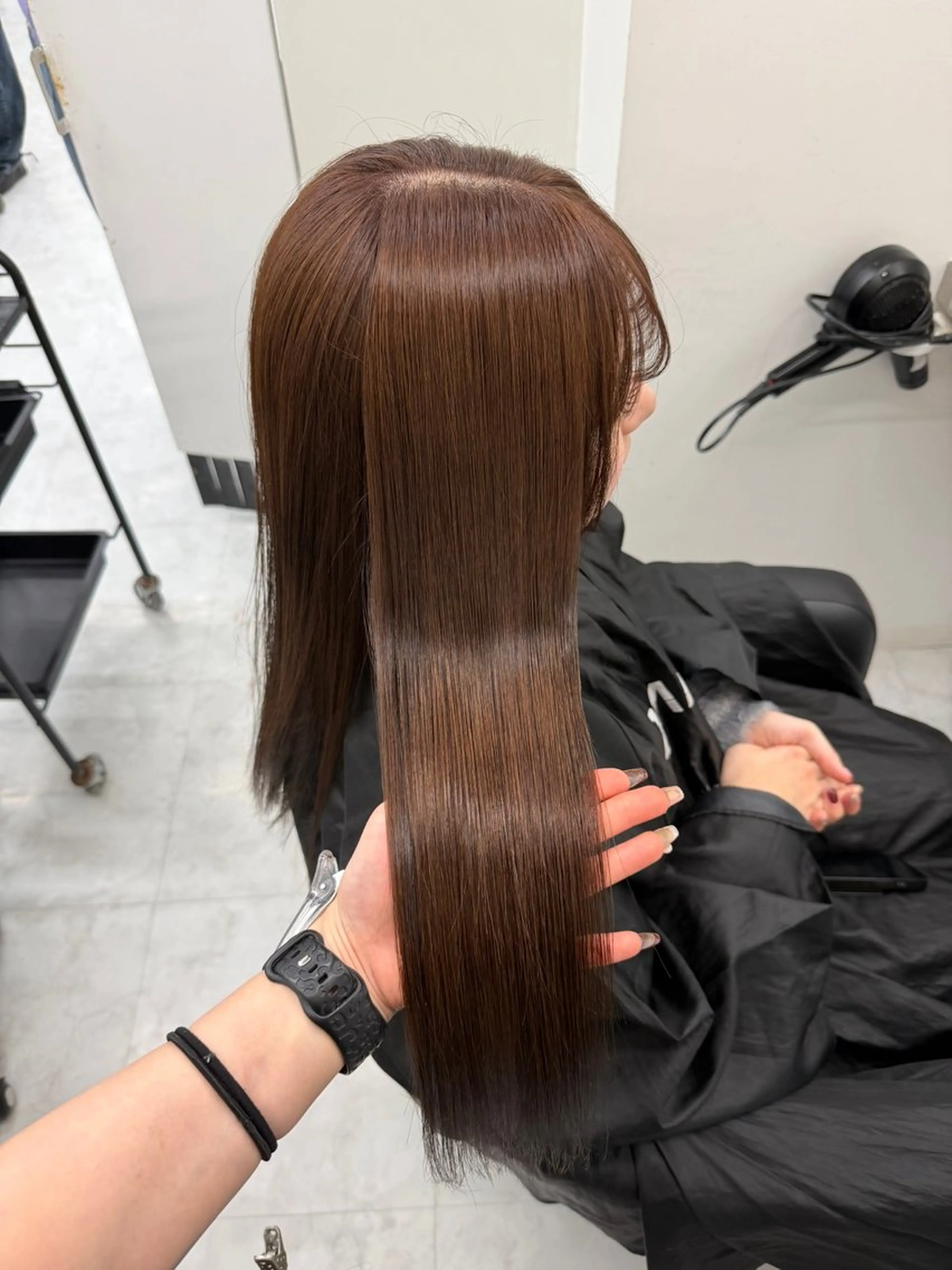 カラー ヘアカラー 透ける透明感カラー 🤍anju🎀のヘアスタイル