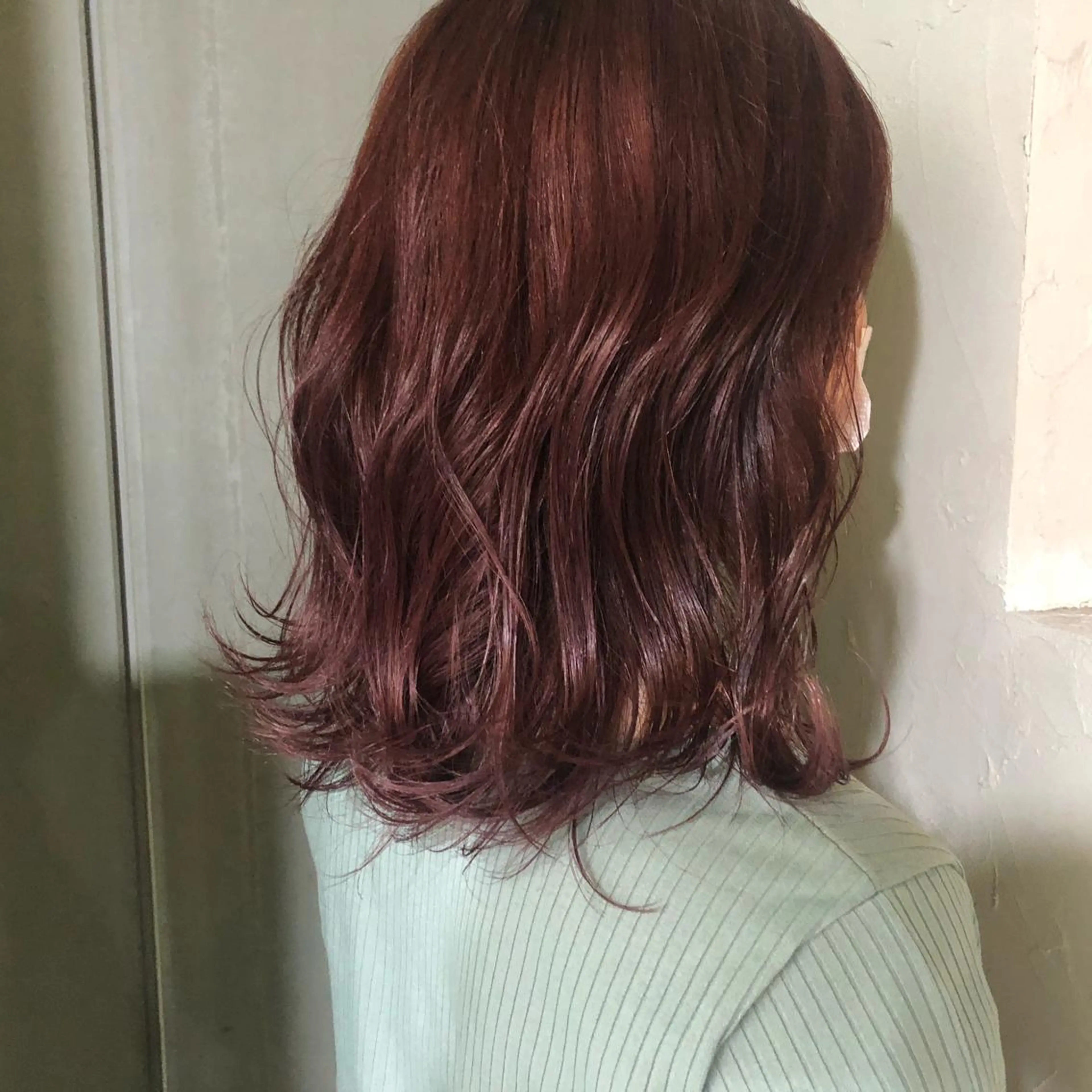 ミディアム カラー カシス ピンクカラー Jewel  Box東梅田所属・髪質改善サロン 梅田/ヨナミネのヘアスタイル