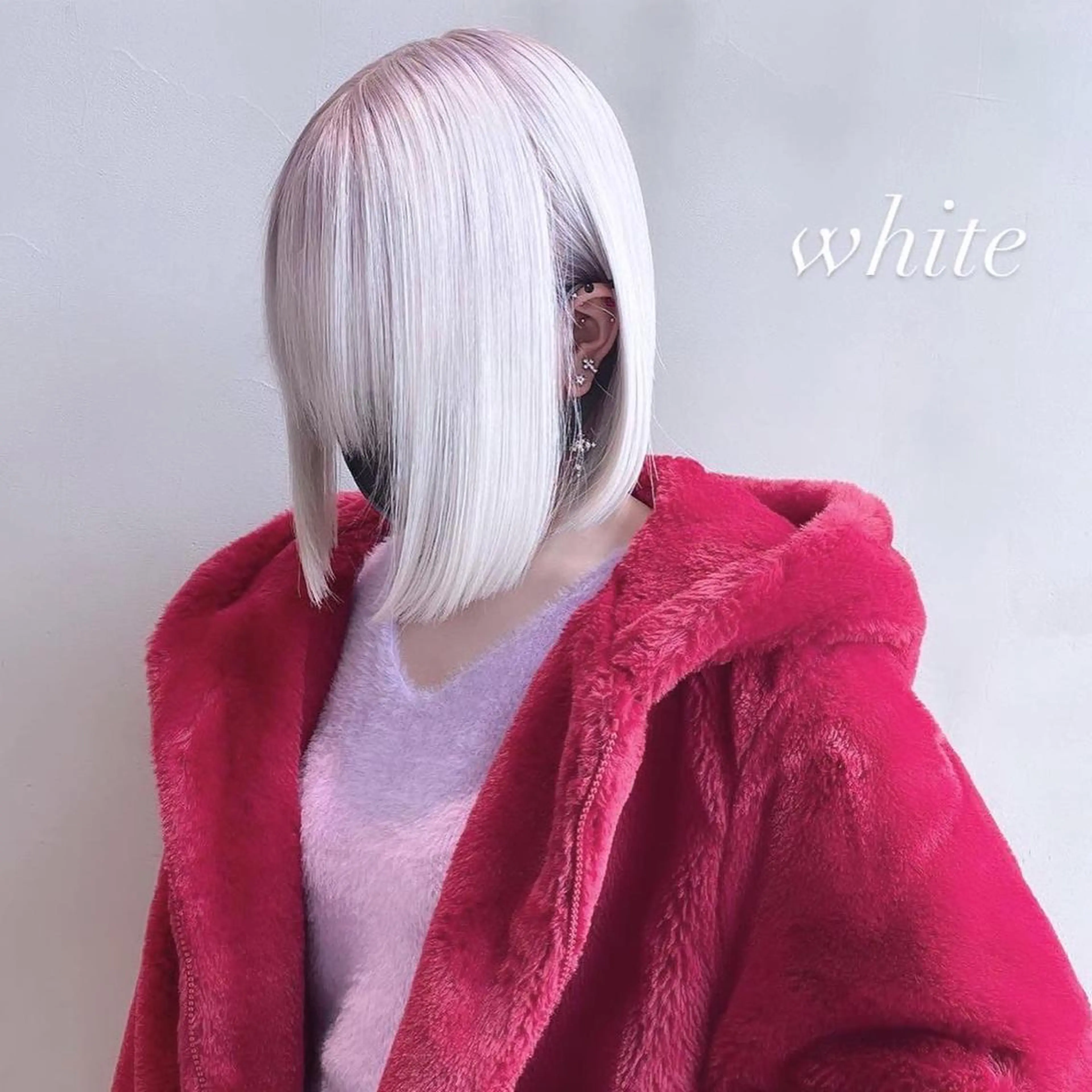 ミディアム カラー カット ヘアカラー トリートメント ヘアセット 💜ハイトーン💛 マジカルかいちゃんのヘアスタイル