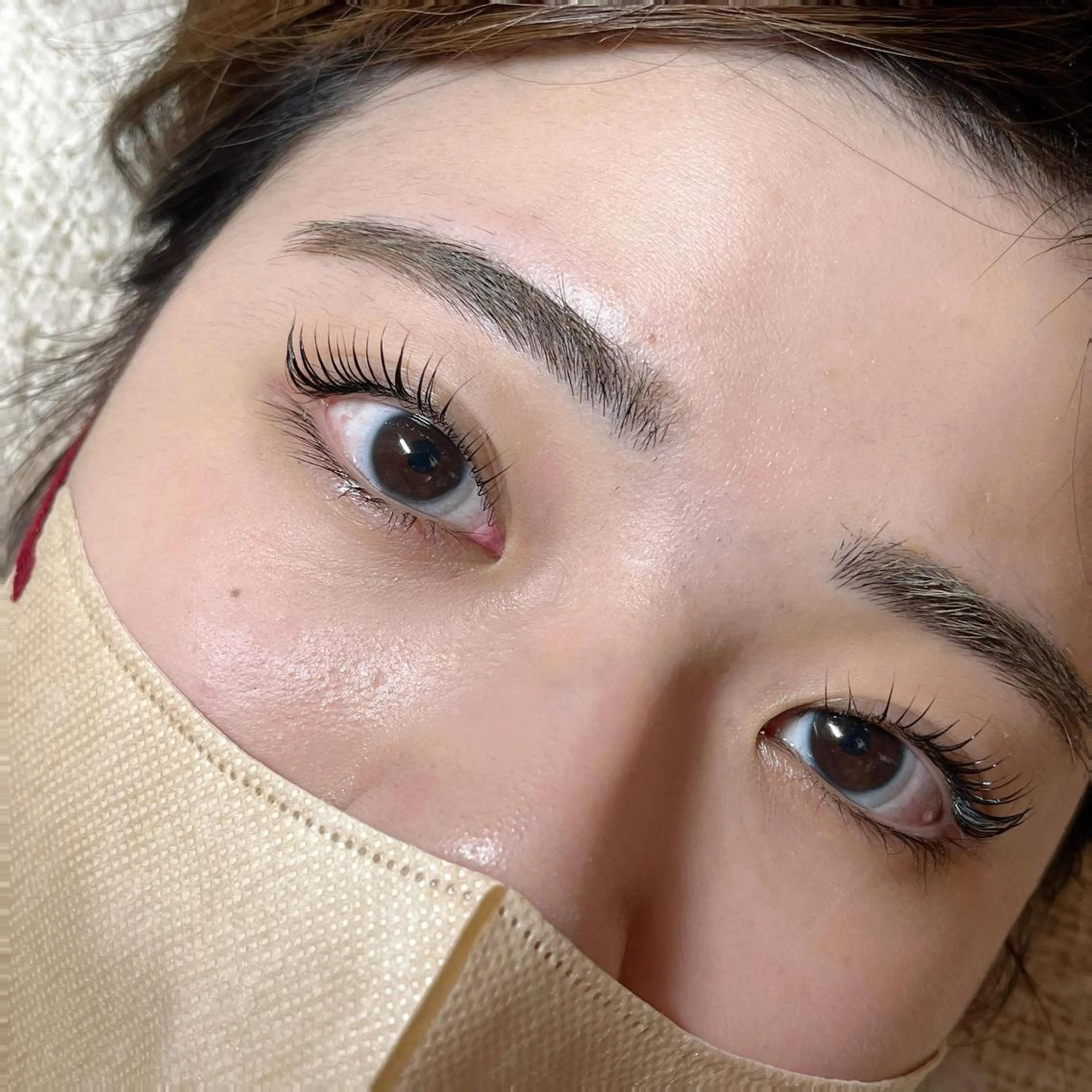 マツエク・マツパ 一重×まつ毛パーマ マツパ eyelash clear池袋のマツエク・マツパデザイン