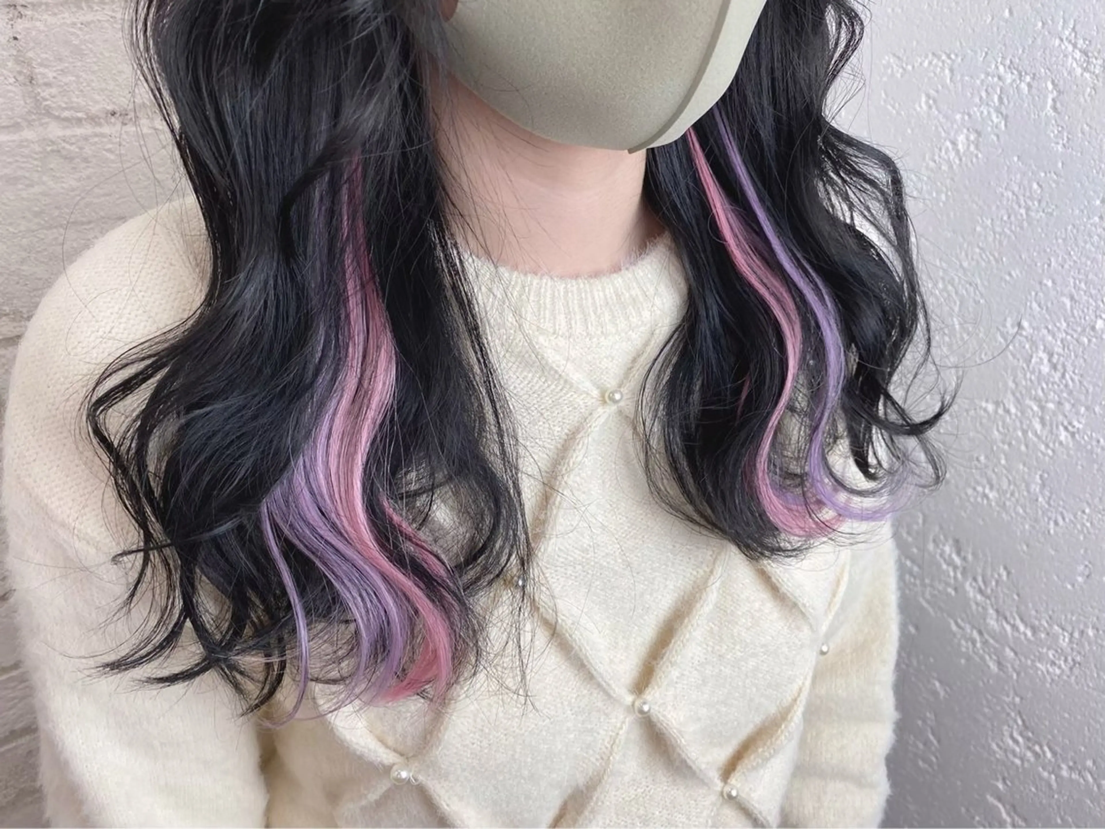 ロング エクステ エクステ 🍑メンズカット 透明感カラーもえ🍑のヘアスタイル