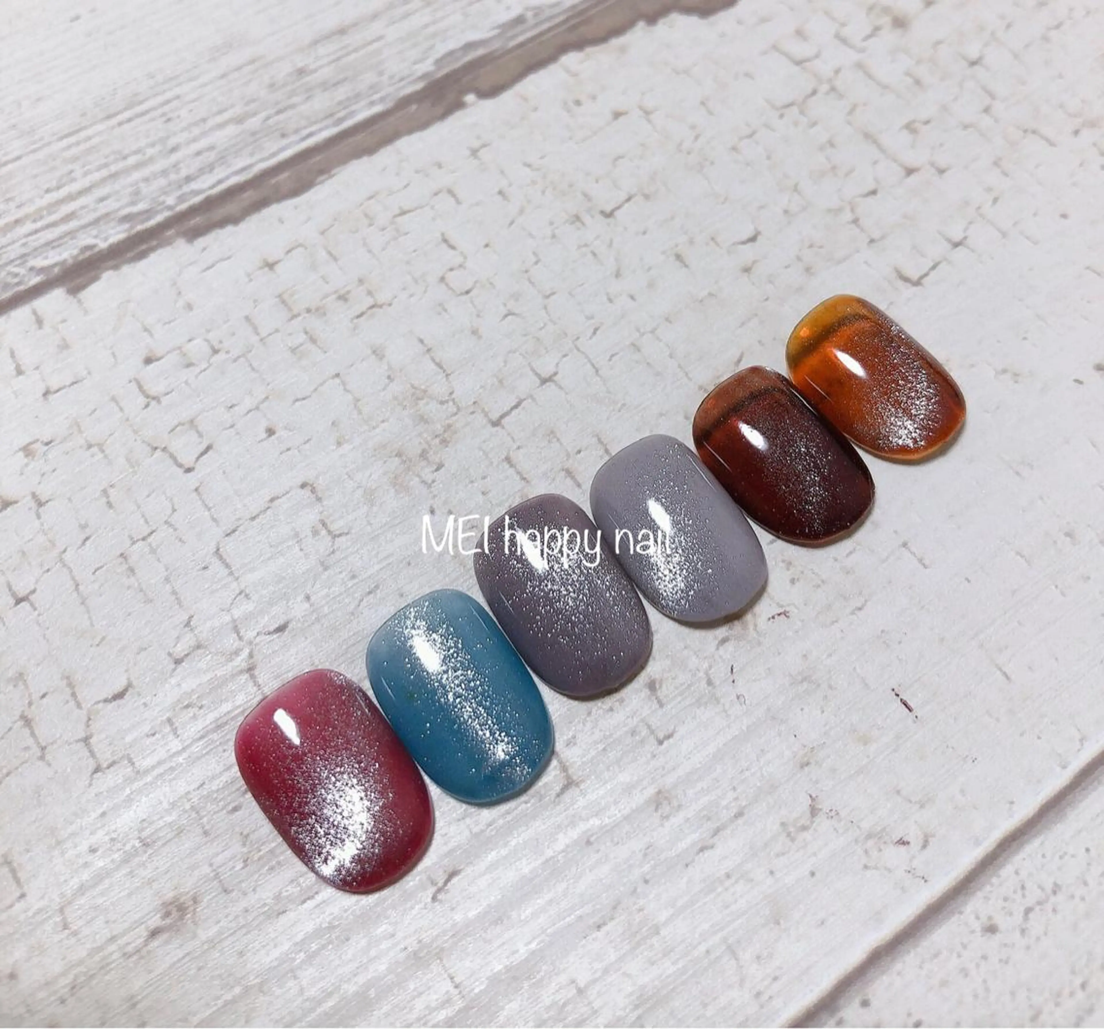 ネイル ハンドネイル 北浦和 自爪育成ケアのネイルデザイン