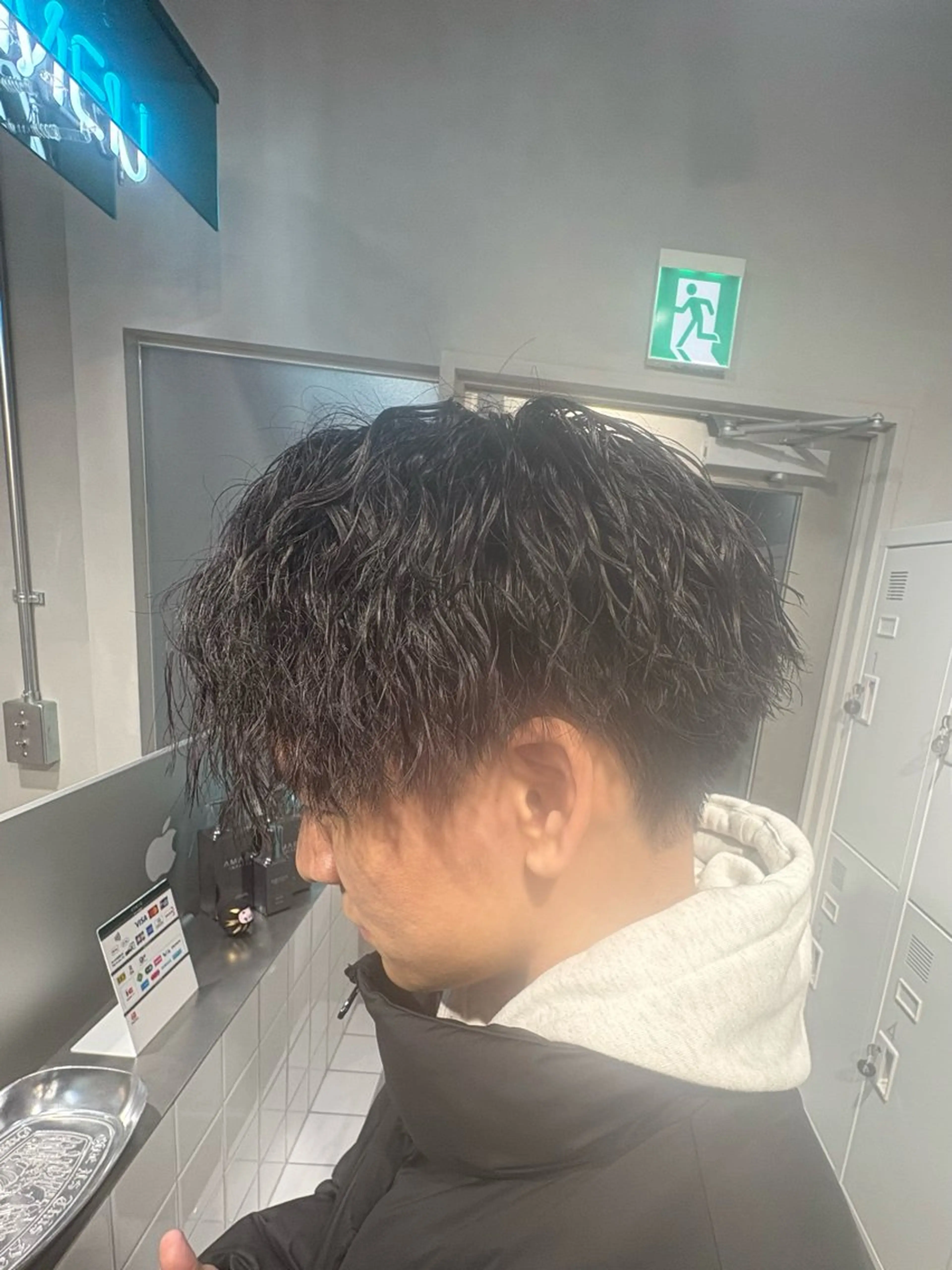 パーマ メンズ カット パーマ 👑駅近メンズサロン パーマ特化北千住👑のヘアスタイル