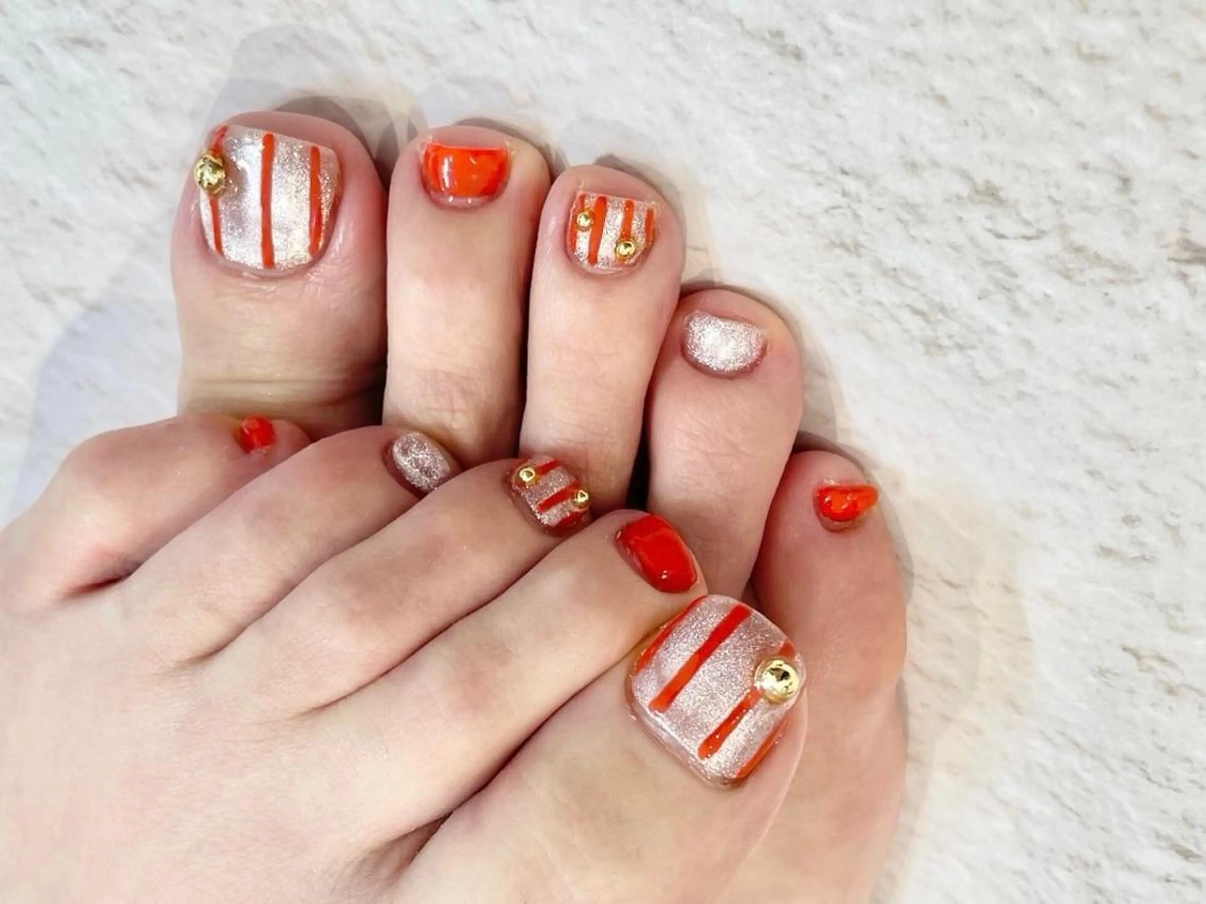 ネイル フットネイル フットネイル ROCCO nailのネイルデザイン