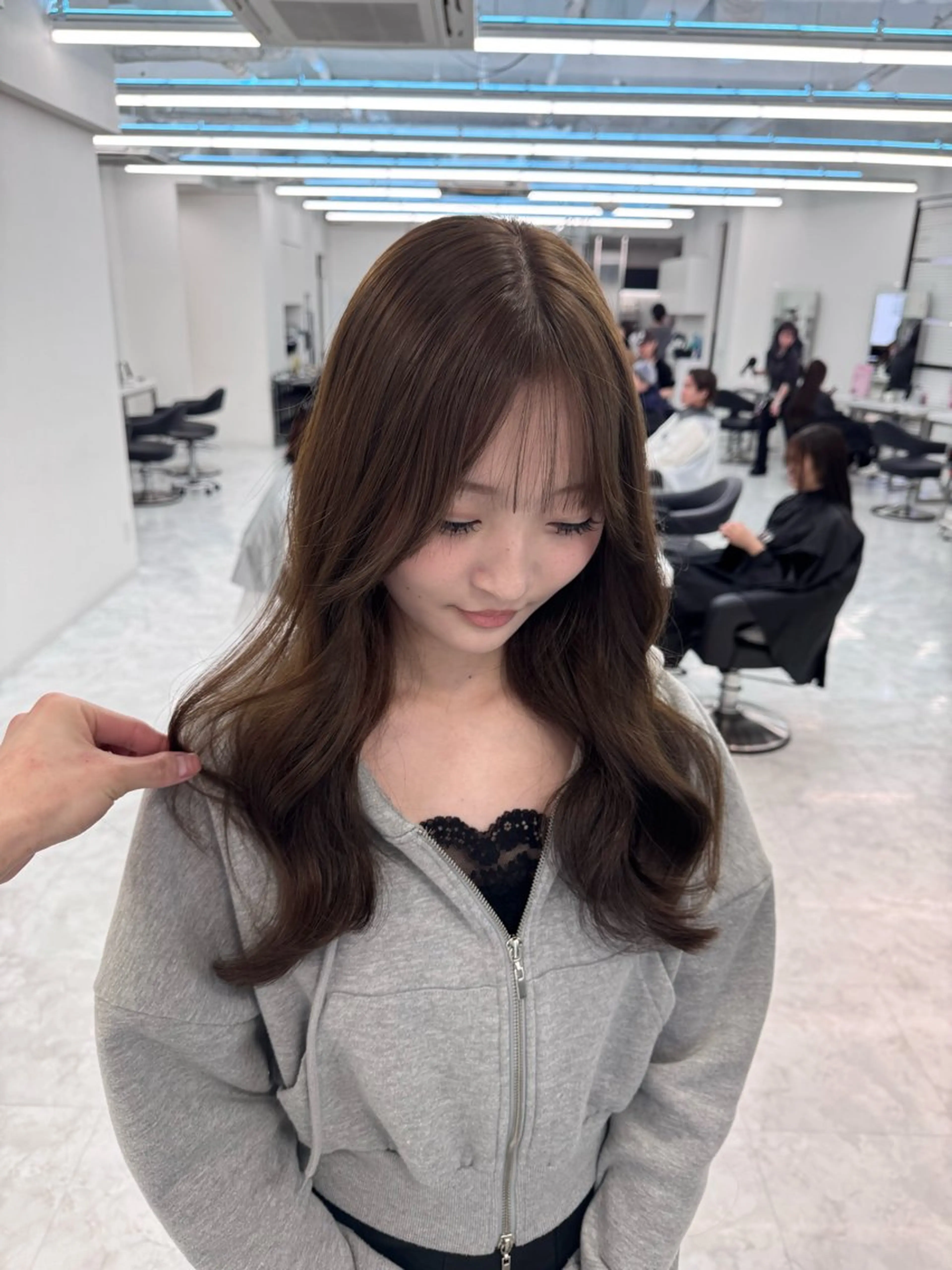 ロング カラー ヘアカラー トリートメント 💎透明感カラー /kaito💎のヘアスタイル
